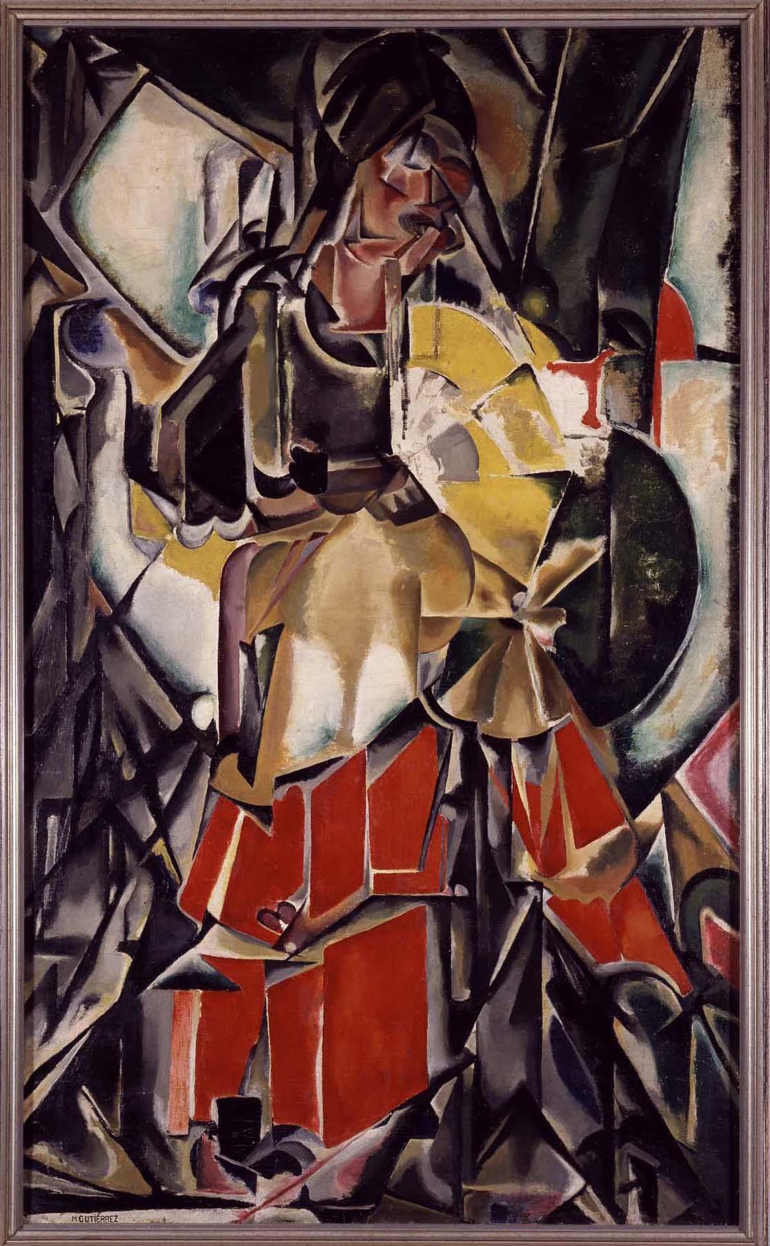 Woman with a Fan by María Blanchard