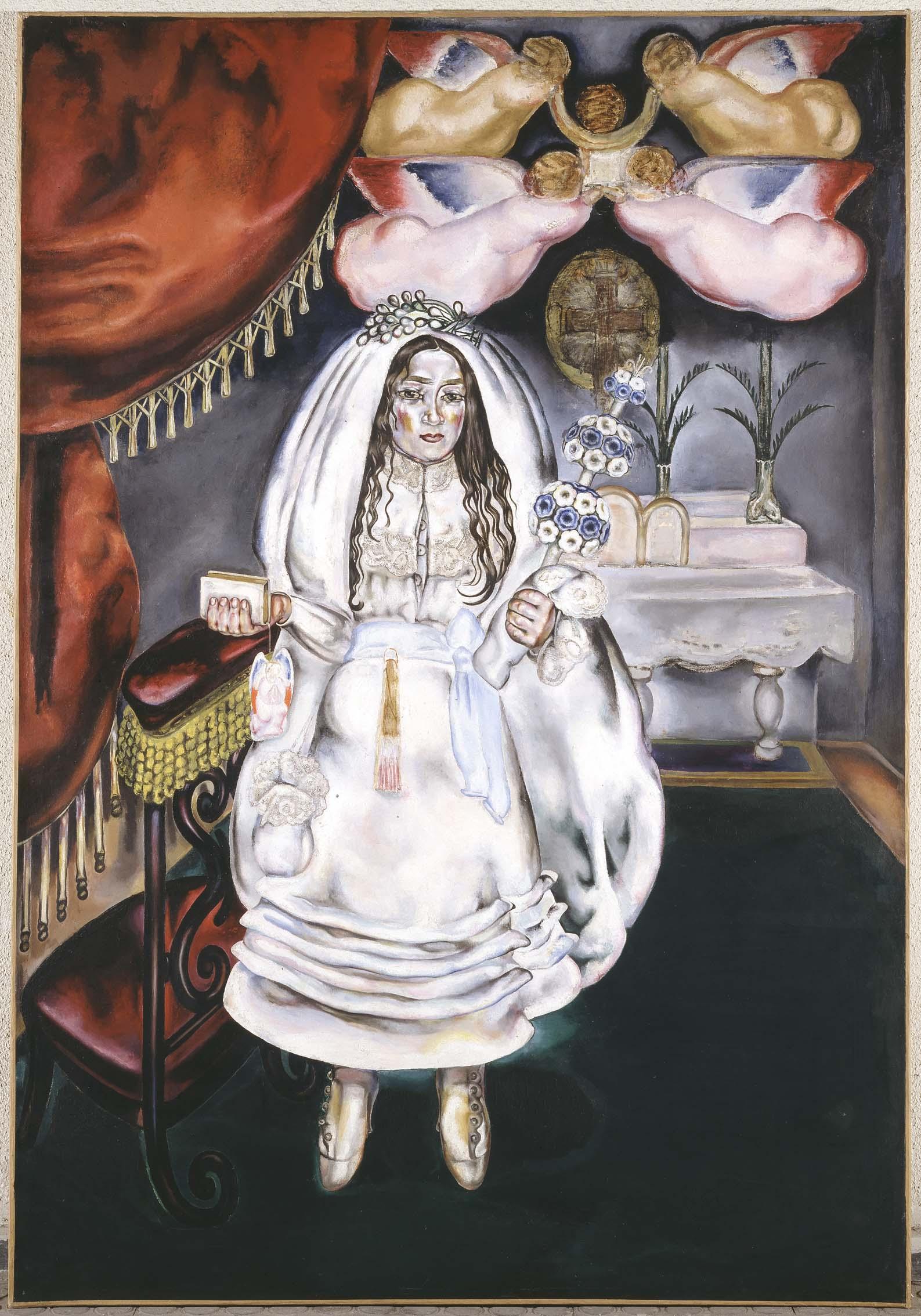 Girl at Her First Communion by María Blanchard