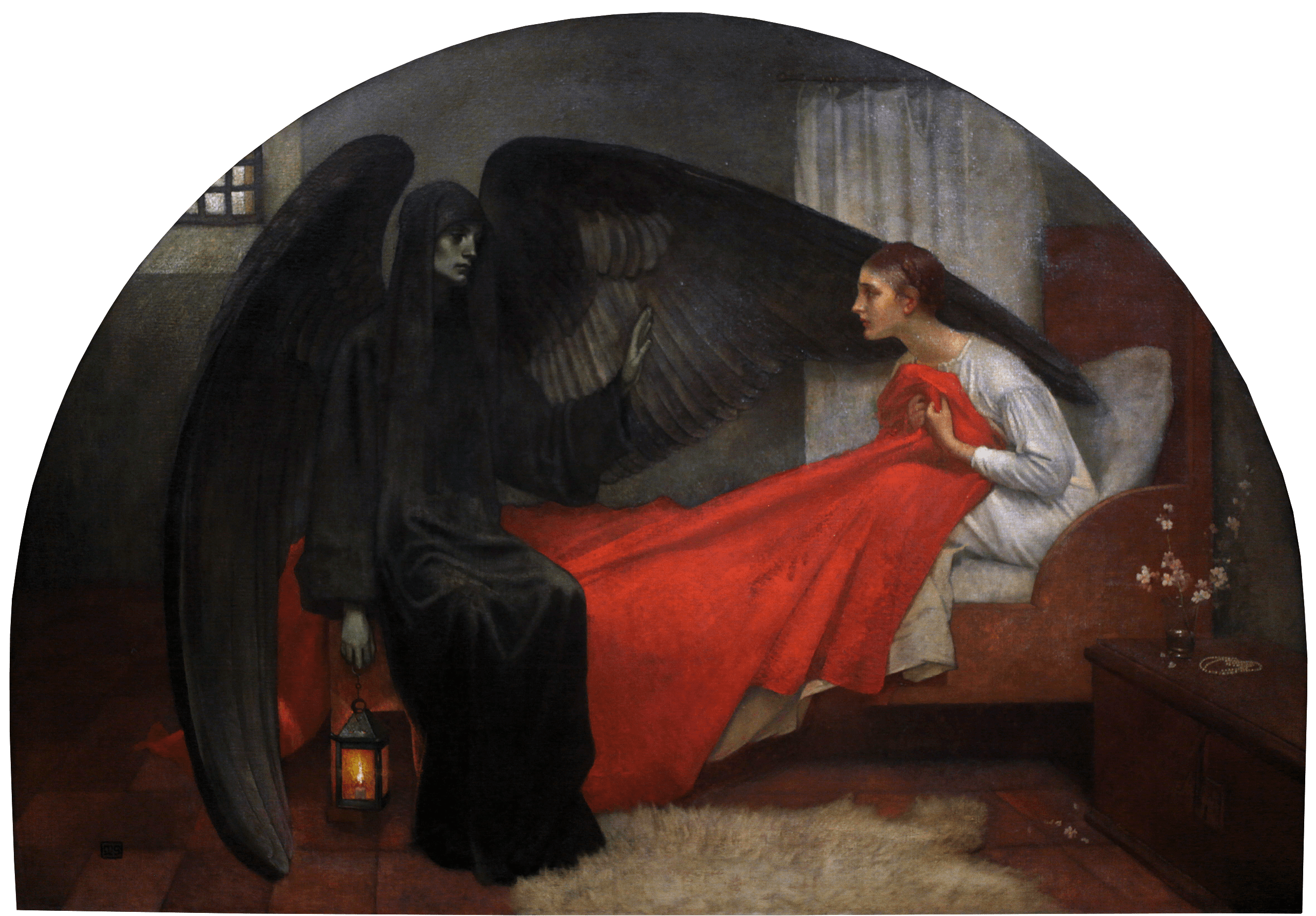 Death and the Maiden by Marianne Stokes
