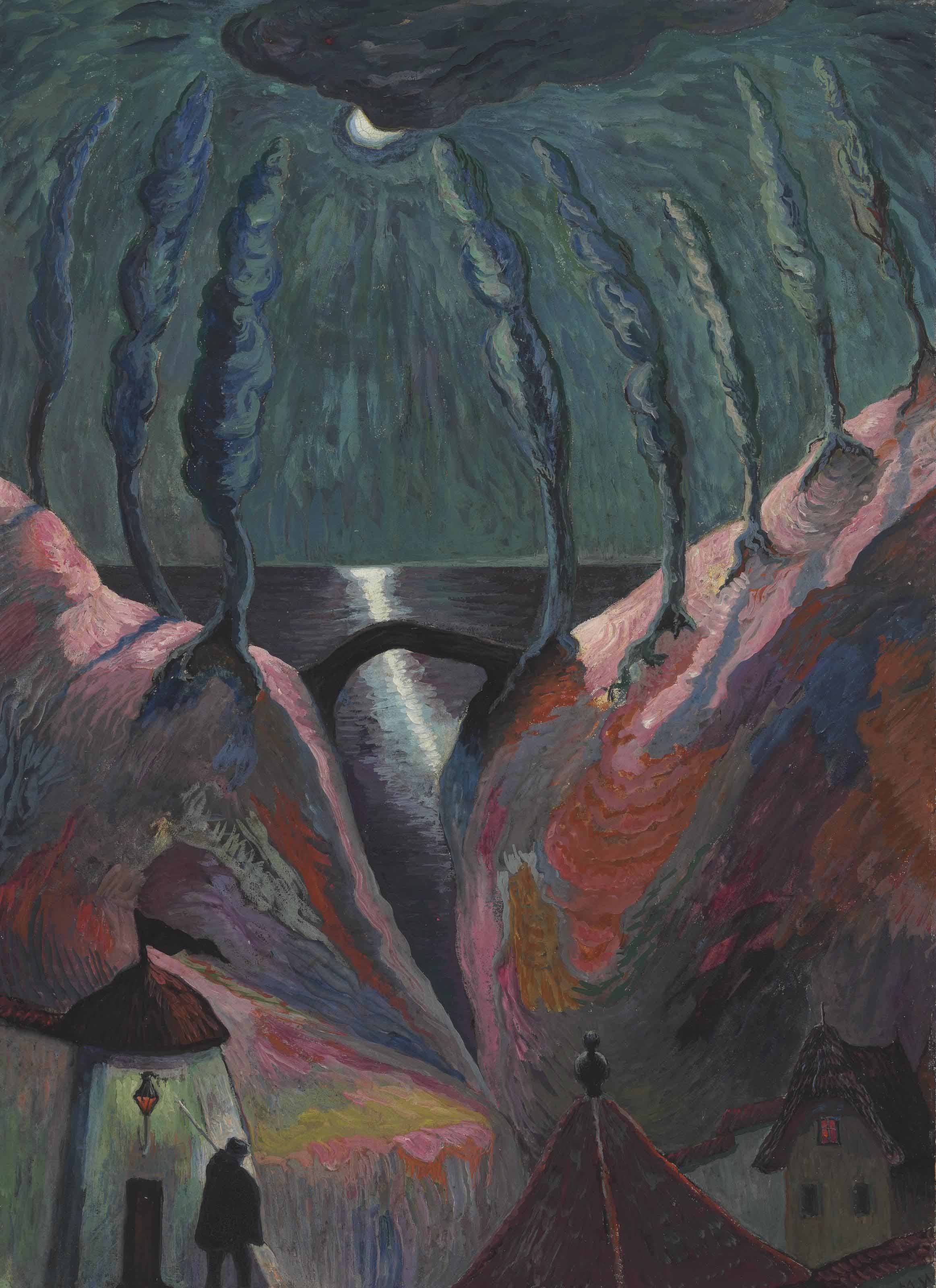 Fantastic night by Marianne von Werefkin