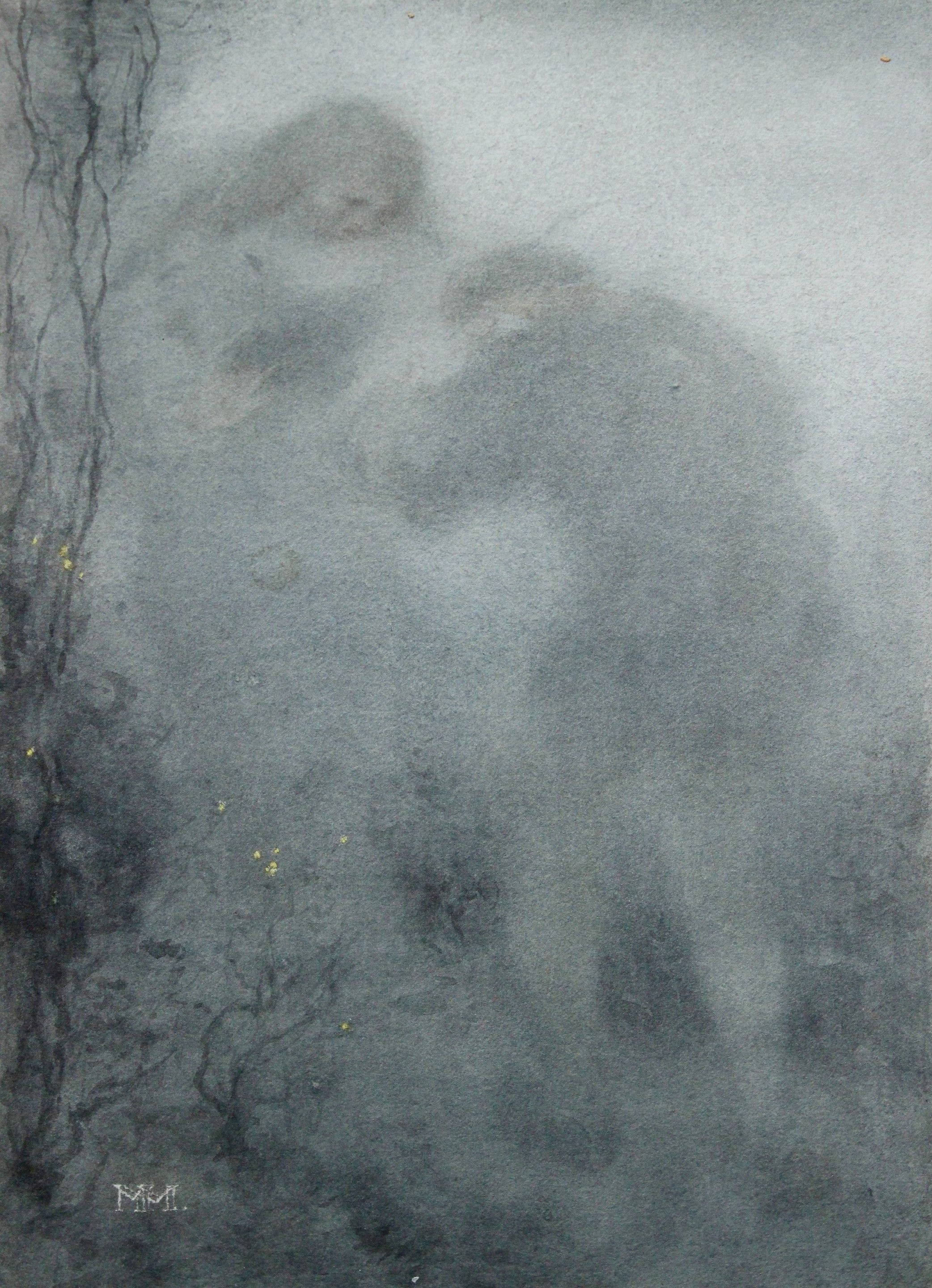 Figures in the Woods by Matthijs Maris