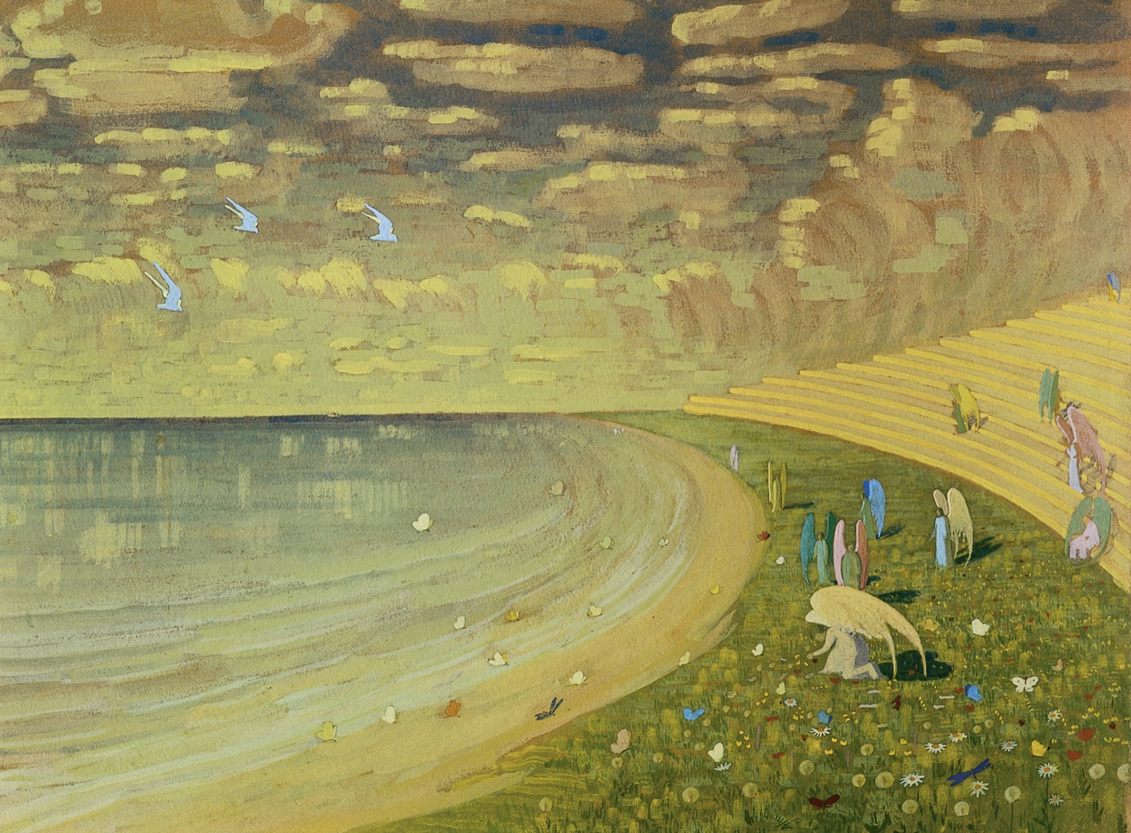 Angels (Paradise) by Mikalojus Konstantinas Čiurlionis