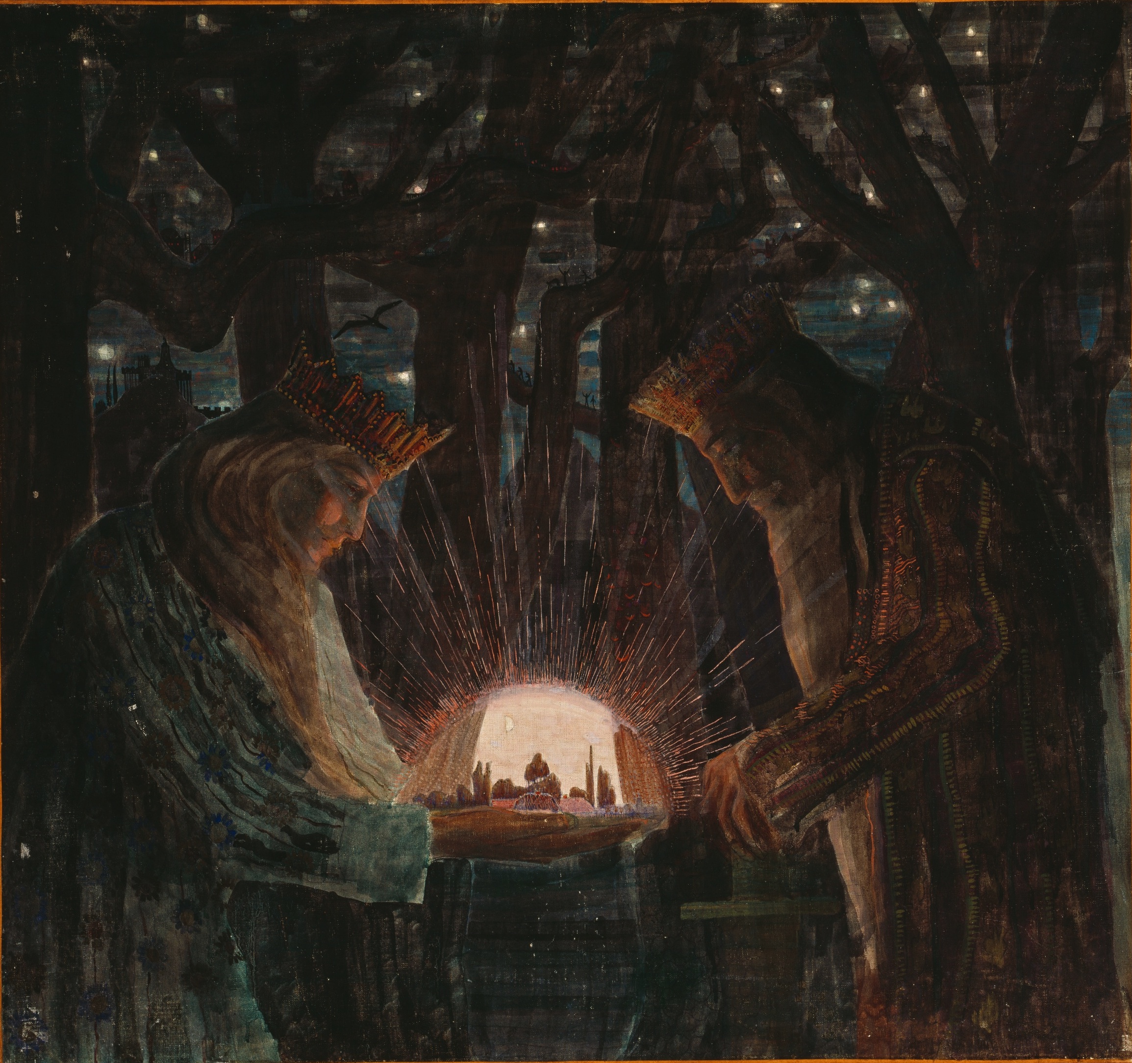 Fairy Tale by Mikalojus Konstantinas Čiurlionis