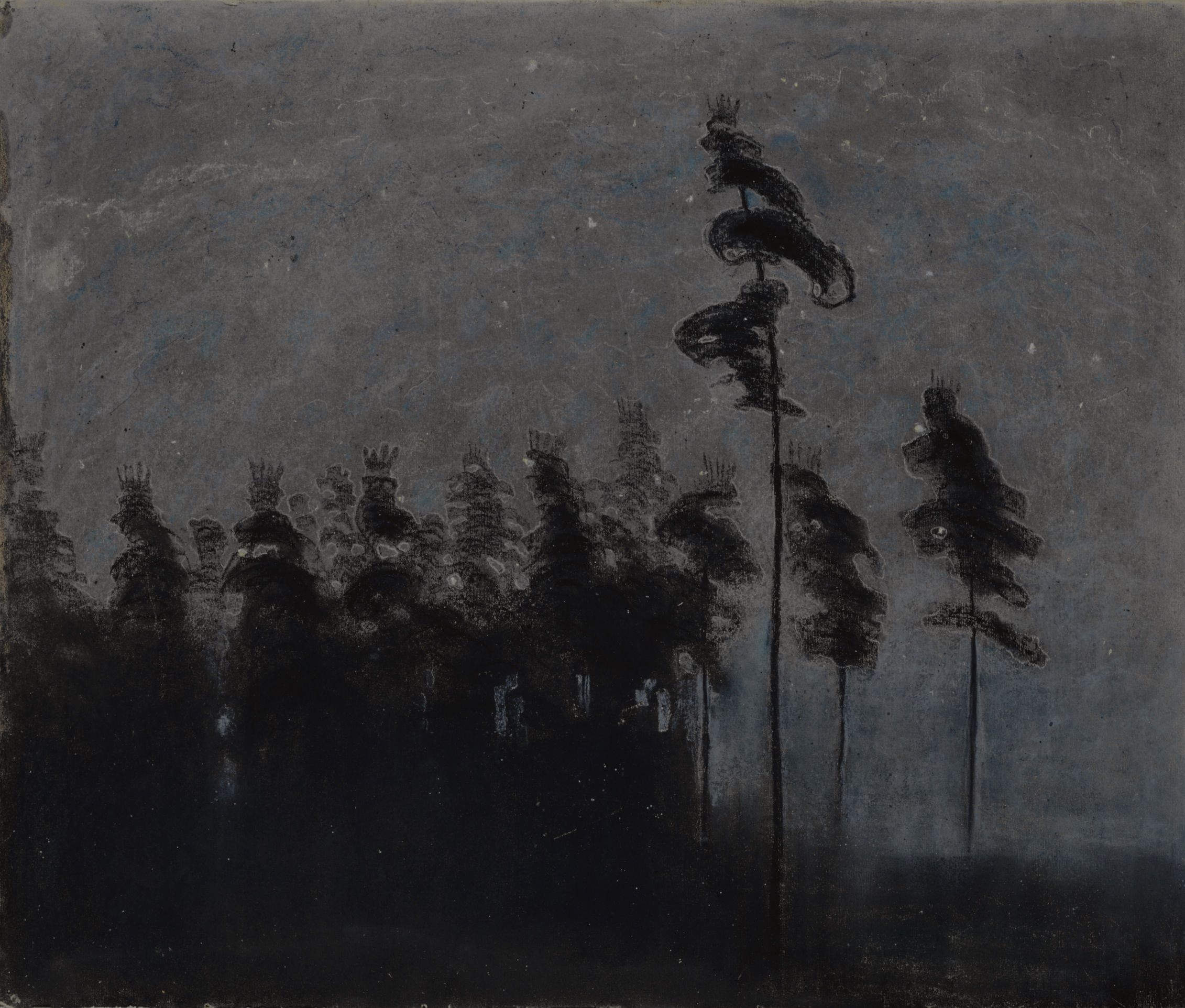 Forest by Mikalojus Konstantinas Čiurlionis