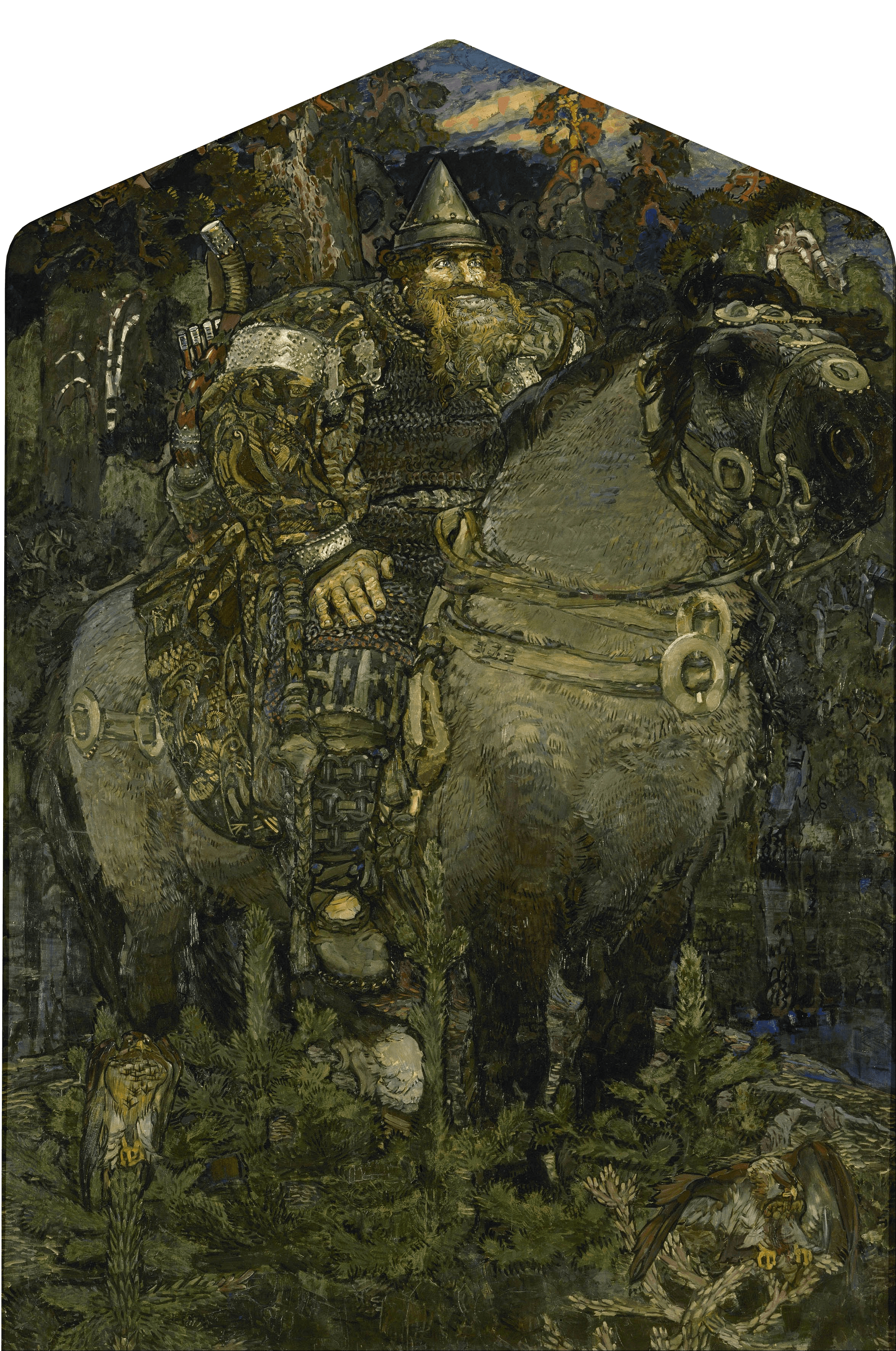 Bogatyr by Mikhail Vrubel