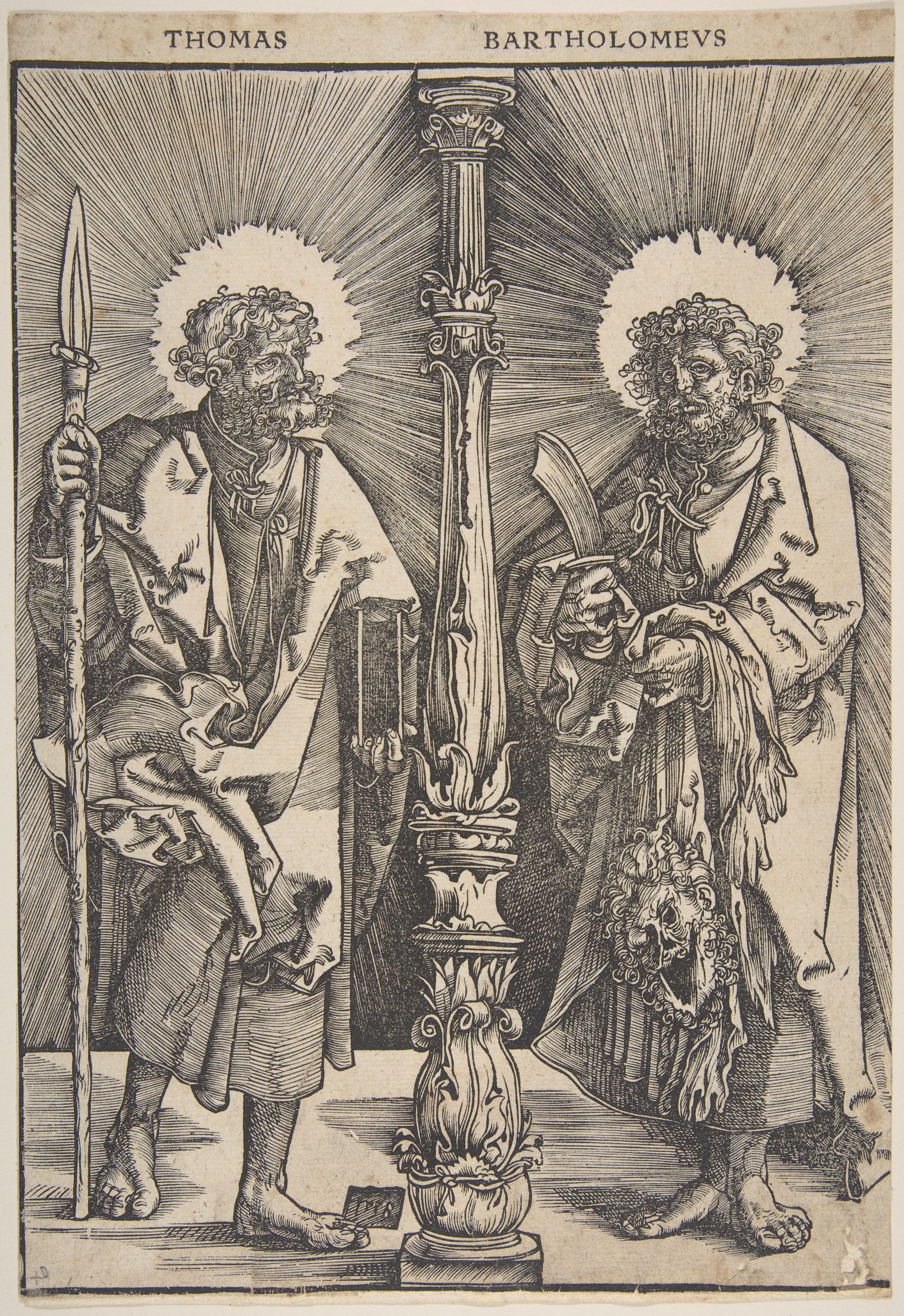 Saints Thomas and Bartholomew (G.Z.) by Monogrammist GZ or Gabriel Zehender