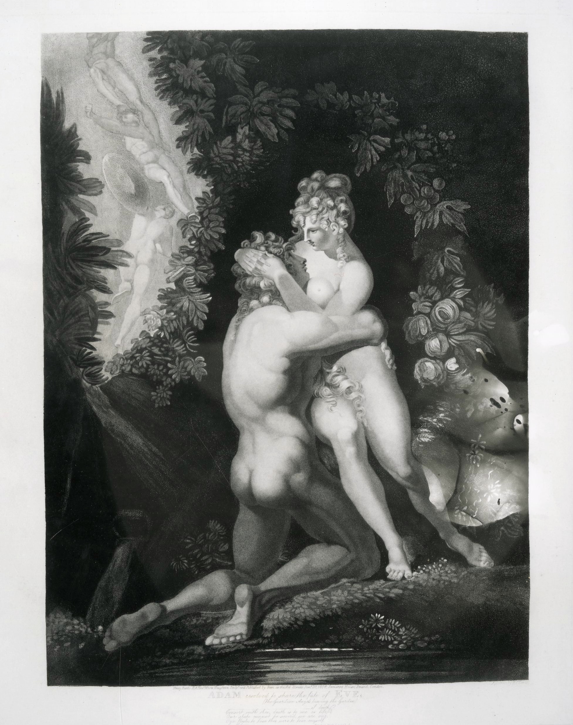 Adam resolved to share the fate of Eve by Moses Haughton the Younger