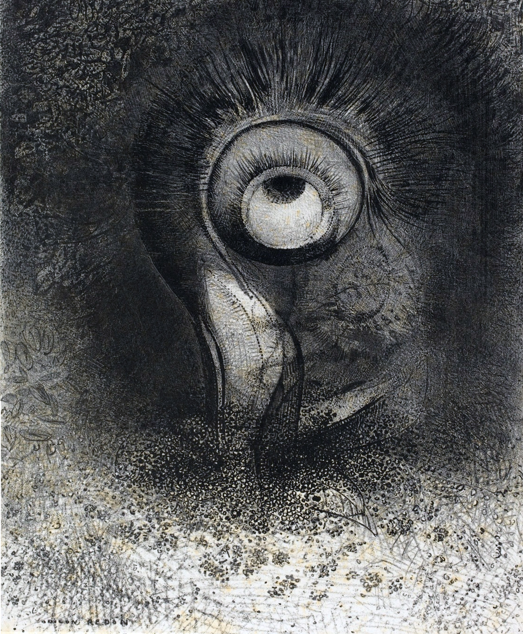 Les Origines — Plate 2 by Odilon Redon