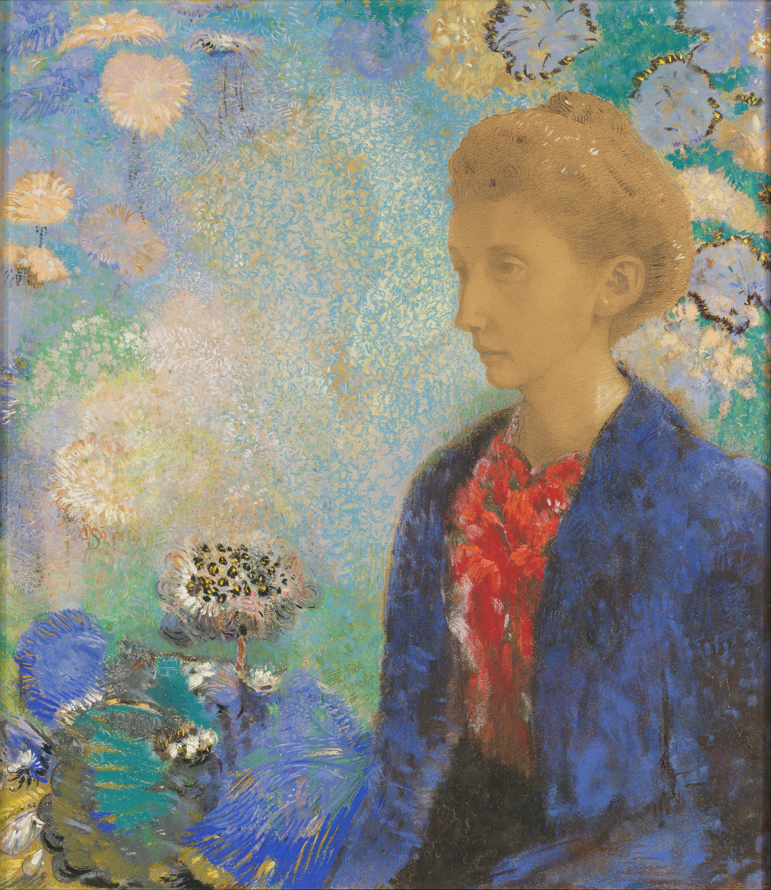 Baronne de Domecy by Odilon Redon