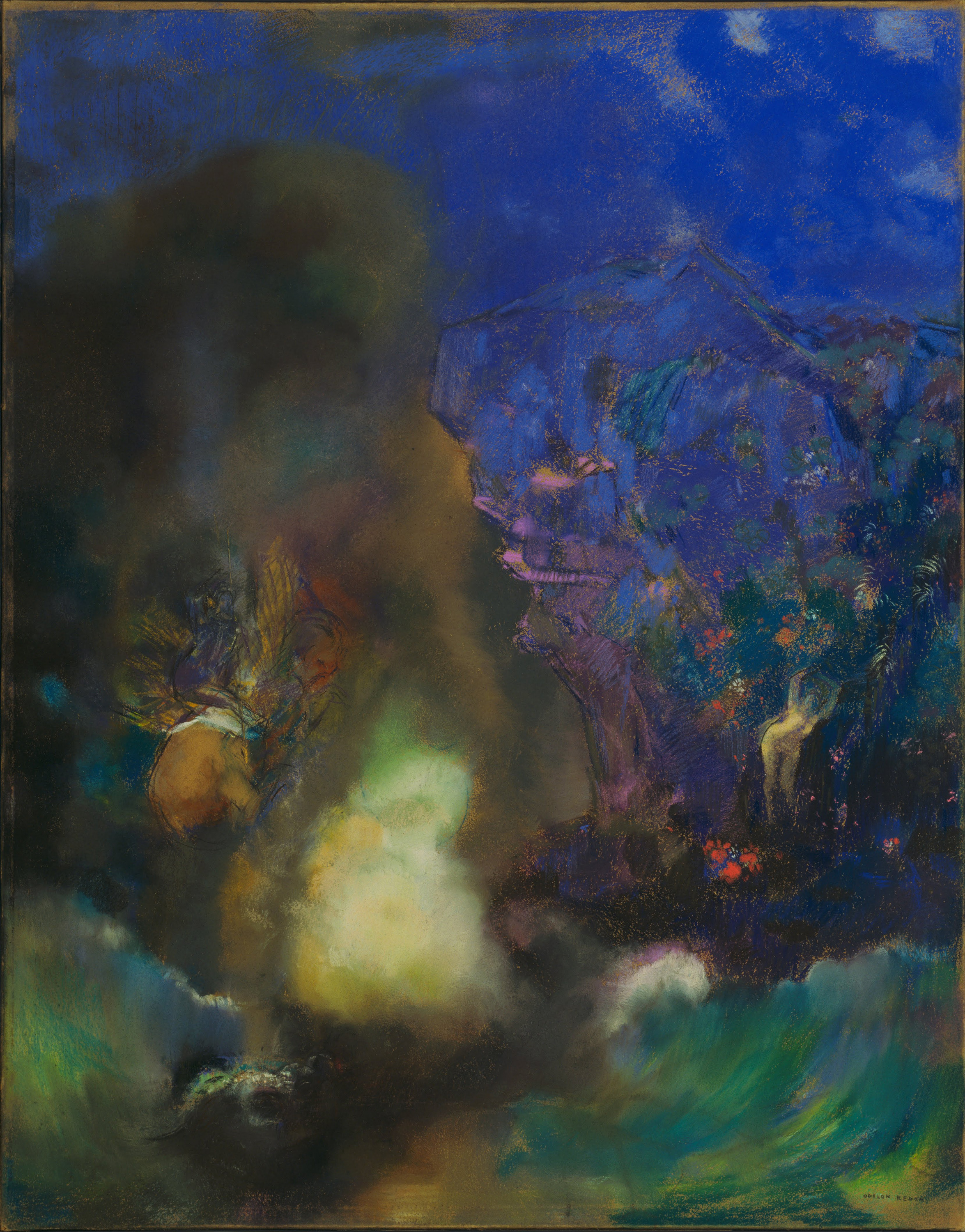 Roger et Angelica by Odilon Redon