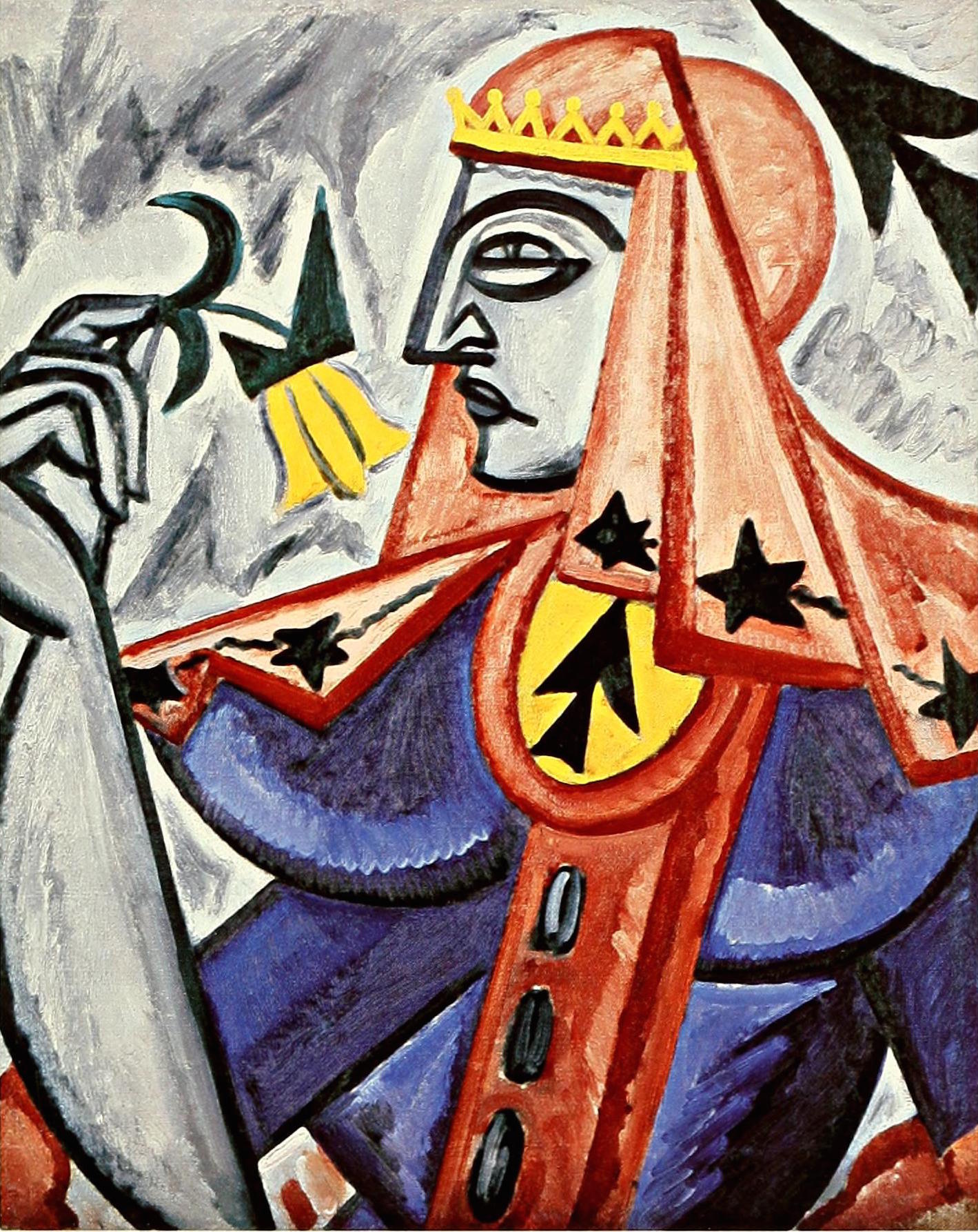 Queen of Spades by Olga Rozanova