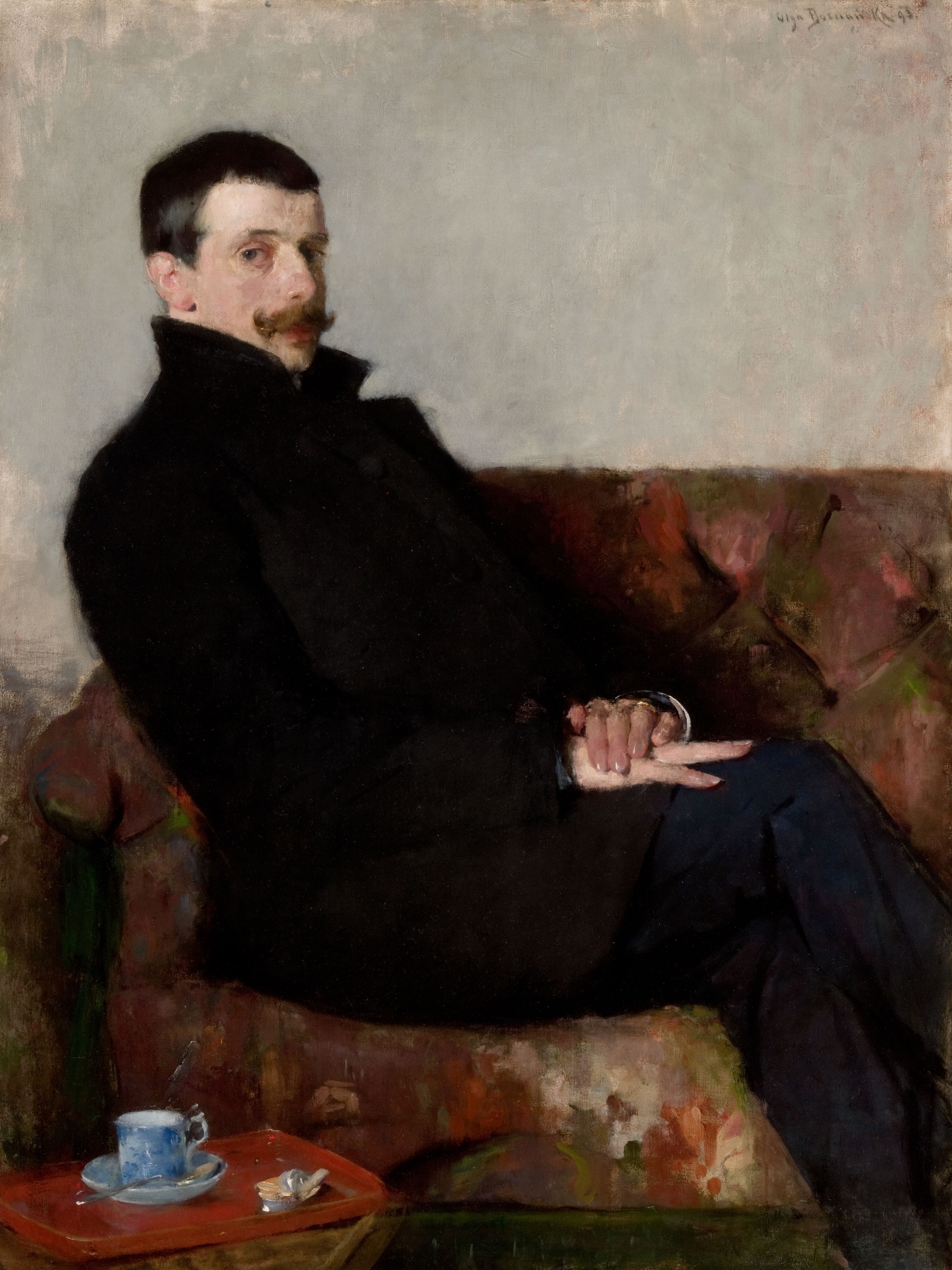 Portrait of Paul Nauen by Olga Boznańska