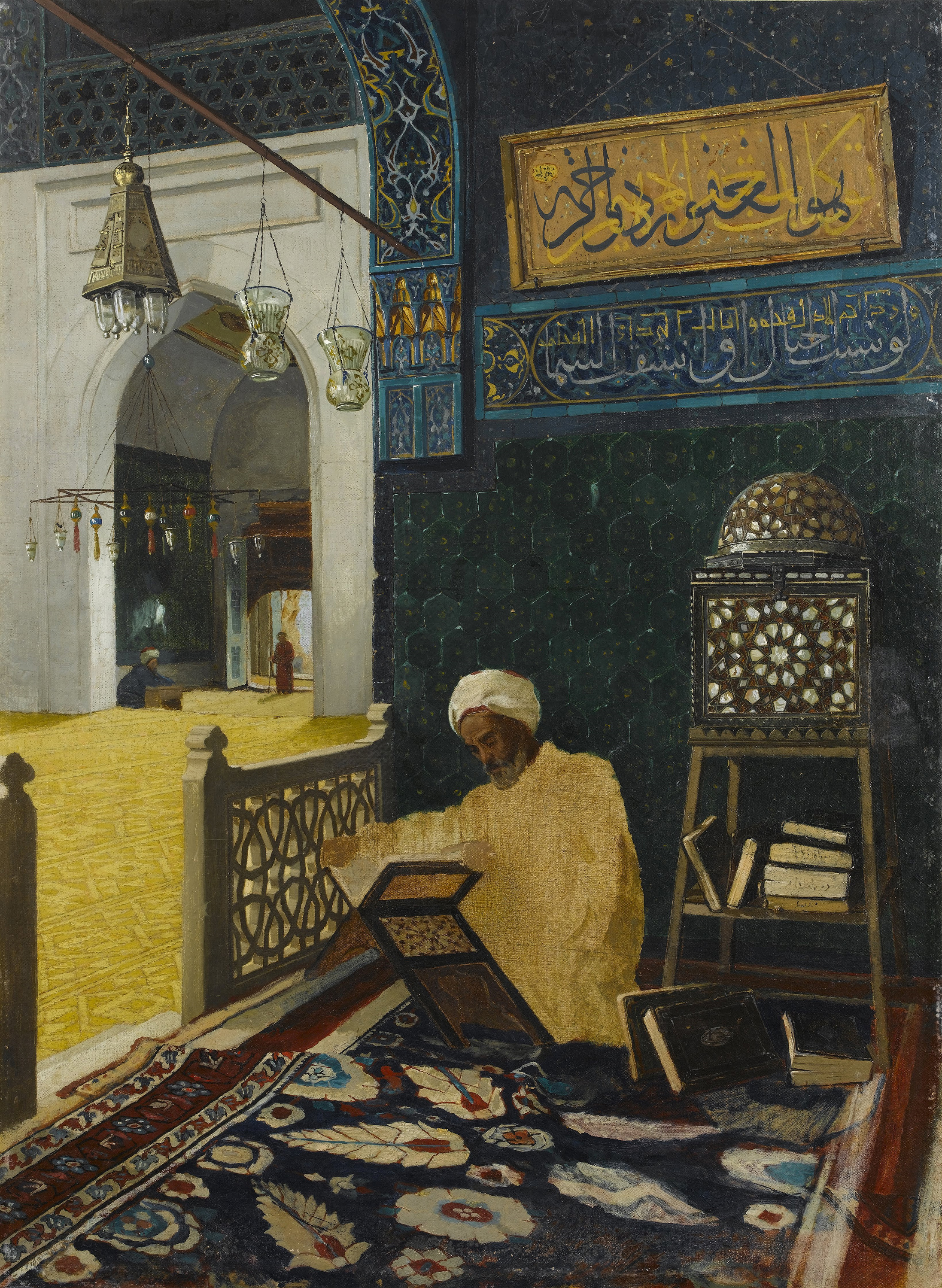 Reciting the Quran (Kur’an Tilaveti) by Osman Hamdi Bey