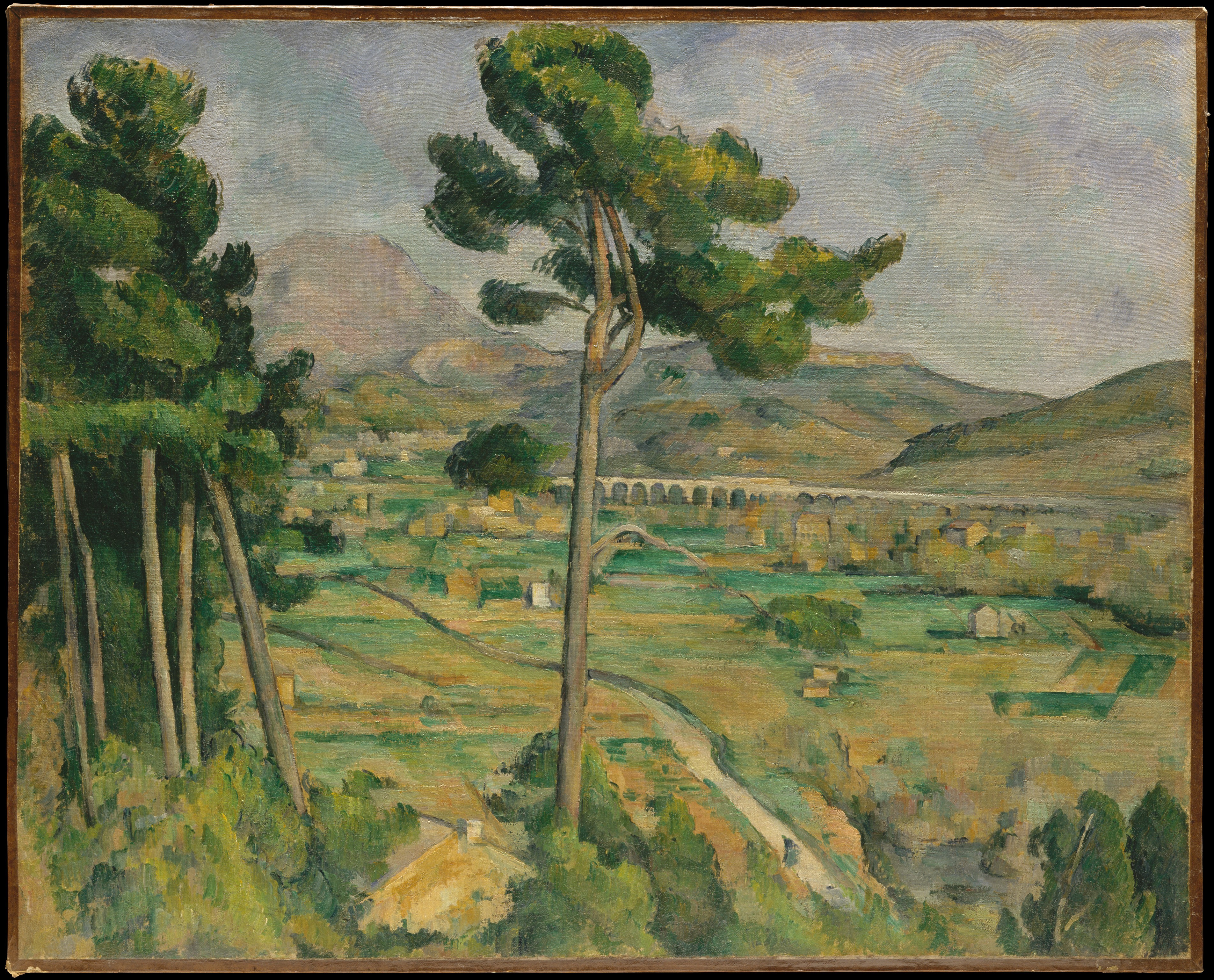 Mont Sainte–Victoire and the Viaduct of the Arc River Valley by Paul Cézanne