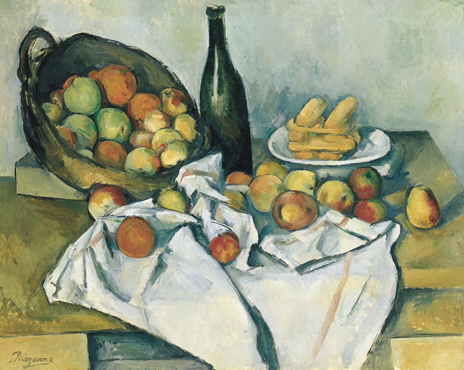 The Basket of Apples by Paul Cézanne