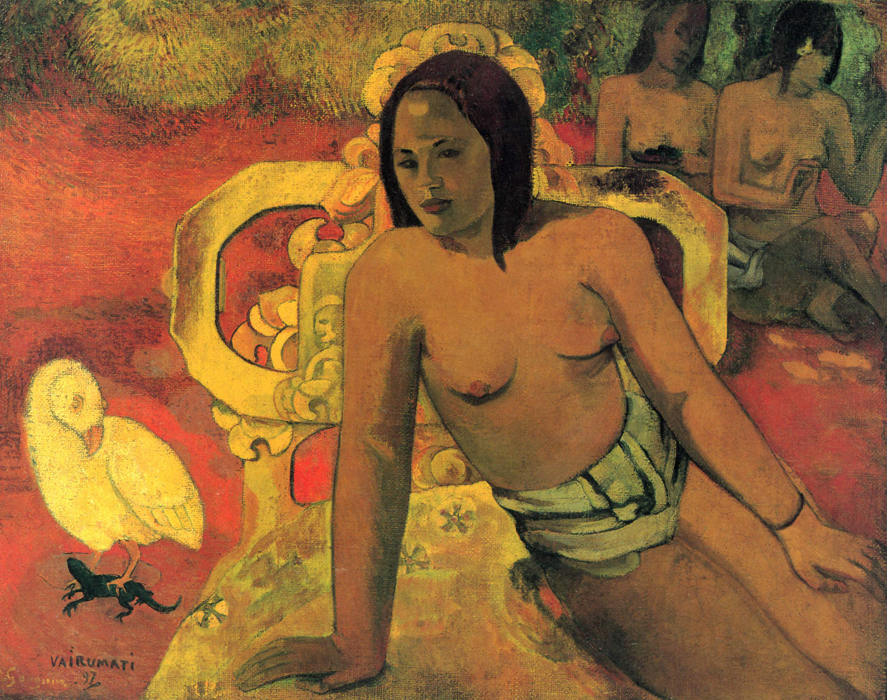 Reo Tahiti (Vairaumati) by Paul Gauguin