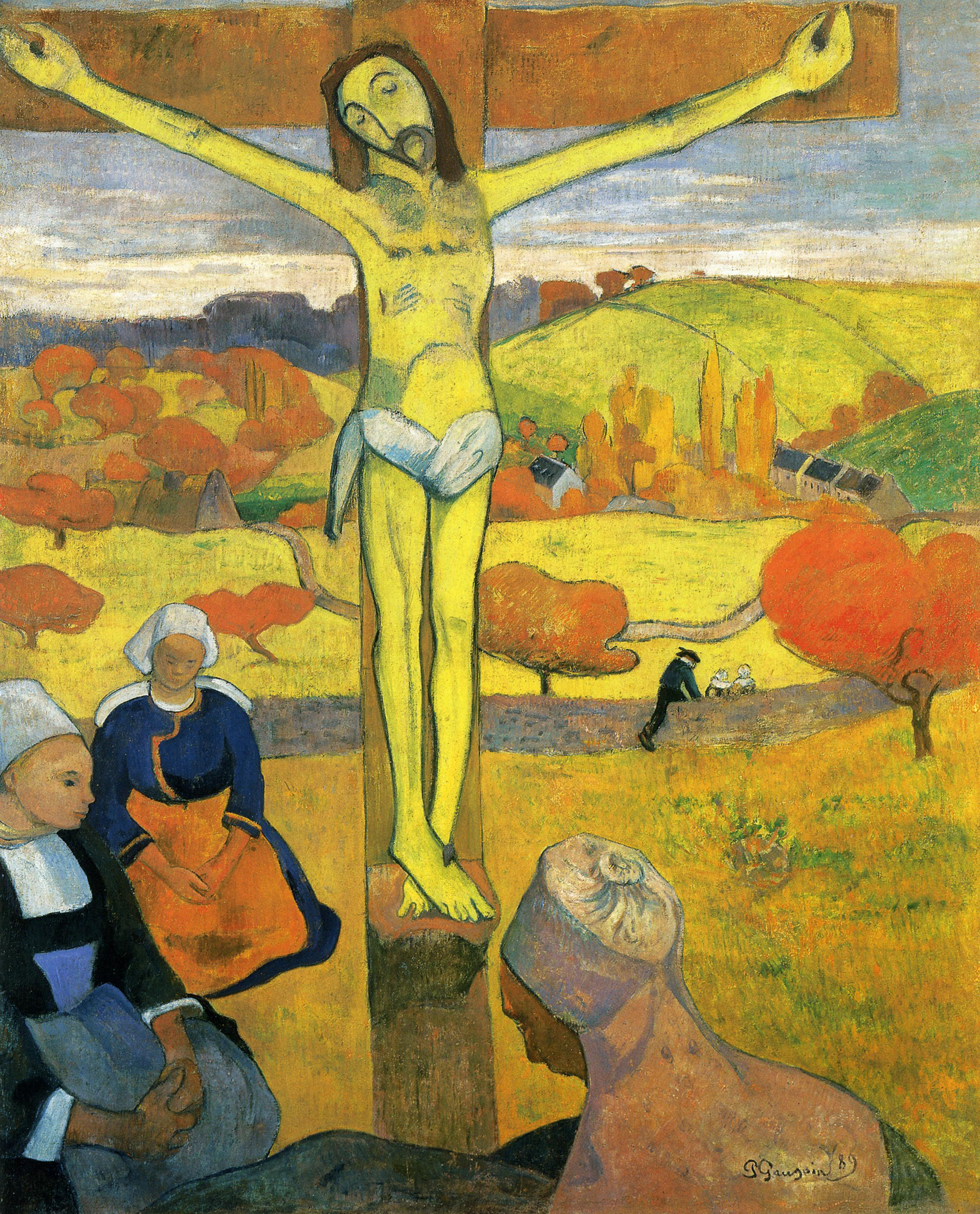 The Yellow Christ by Paul Gauguin