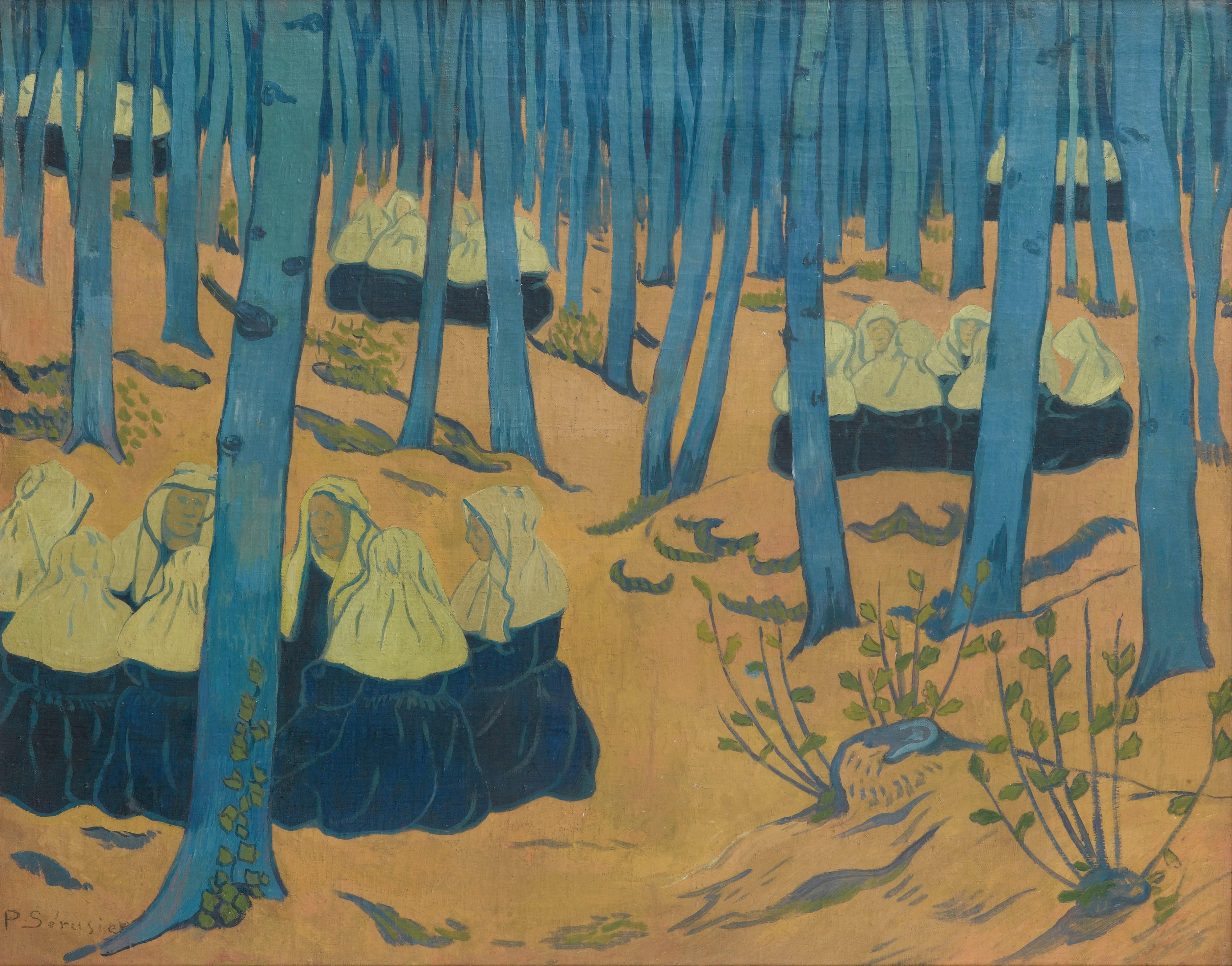 Breton Women, Meeting in the Sacred Wood by Paul Sérusier