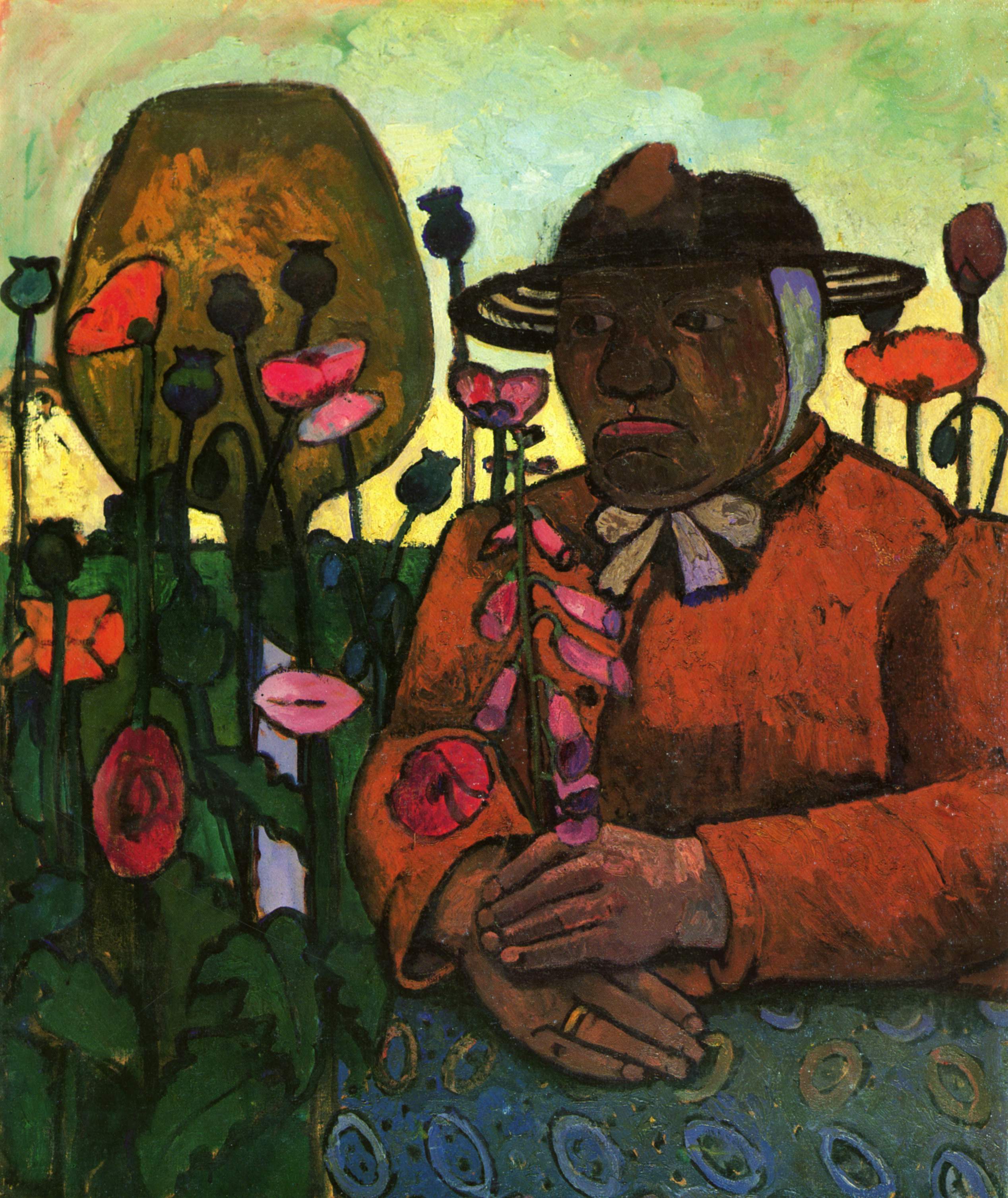 Old Woman in the Garden by Paula Modersohn-Becker