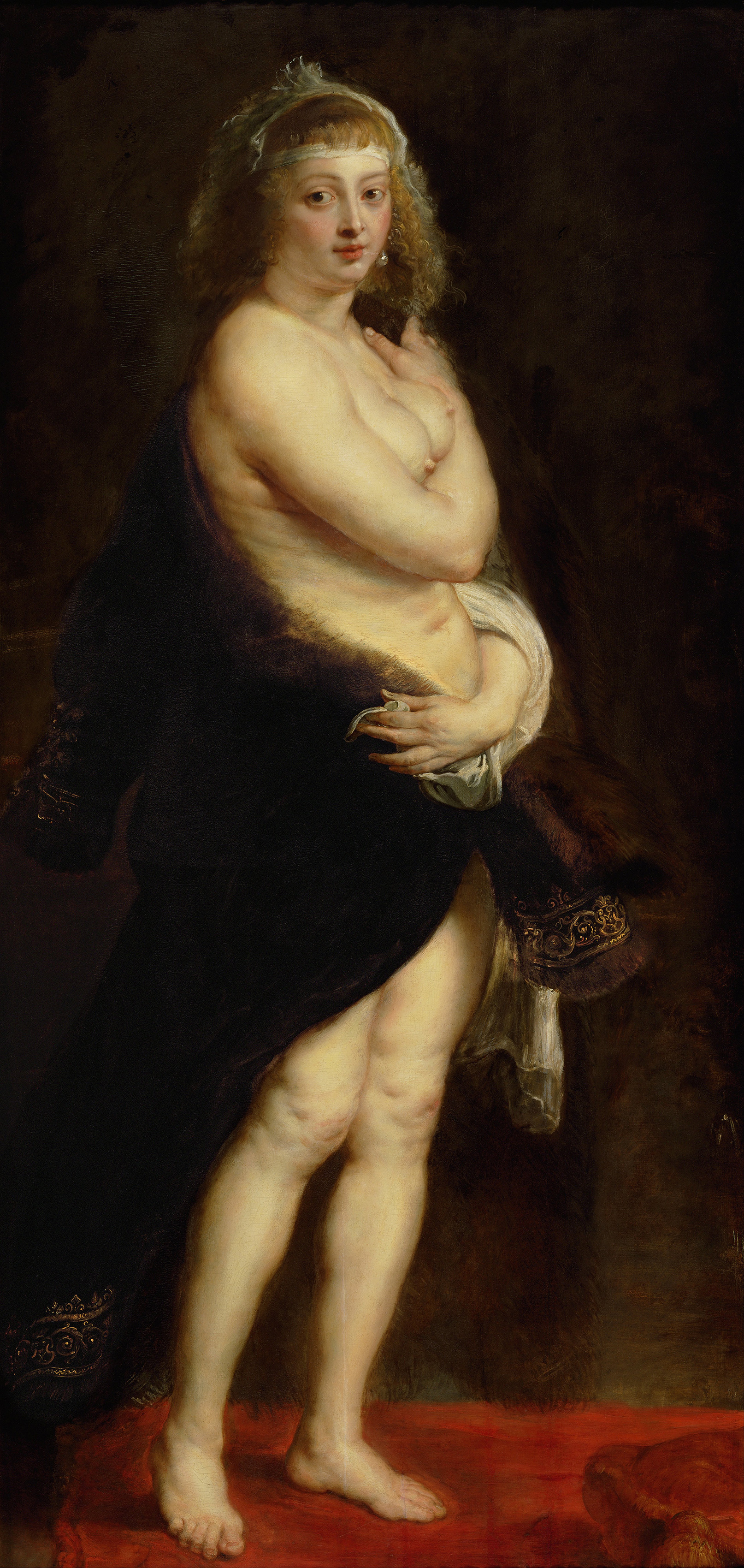 Hélène Fourment in a Fur Robe by Peter Paul Rubens