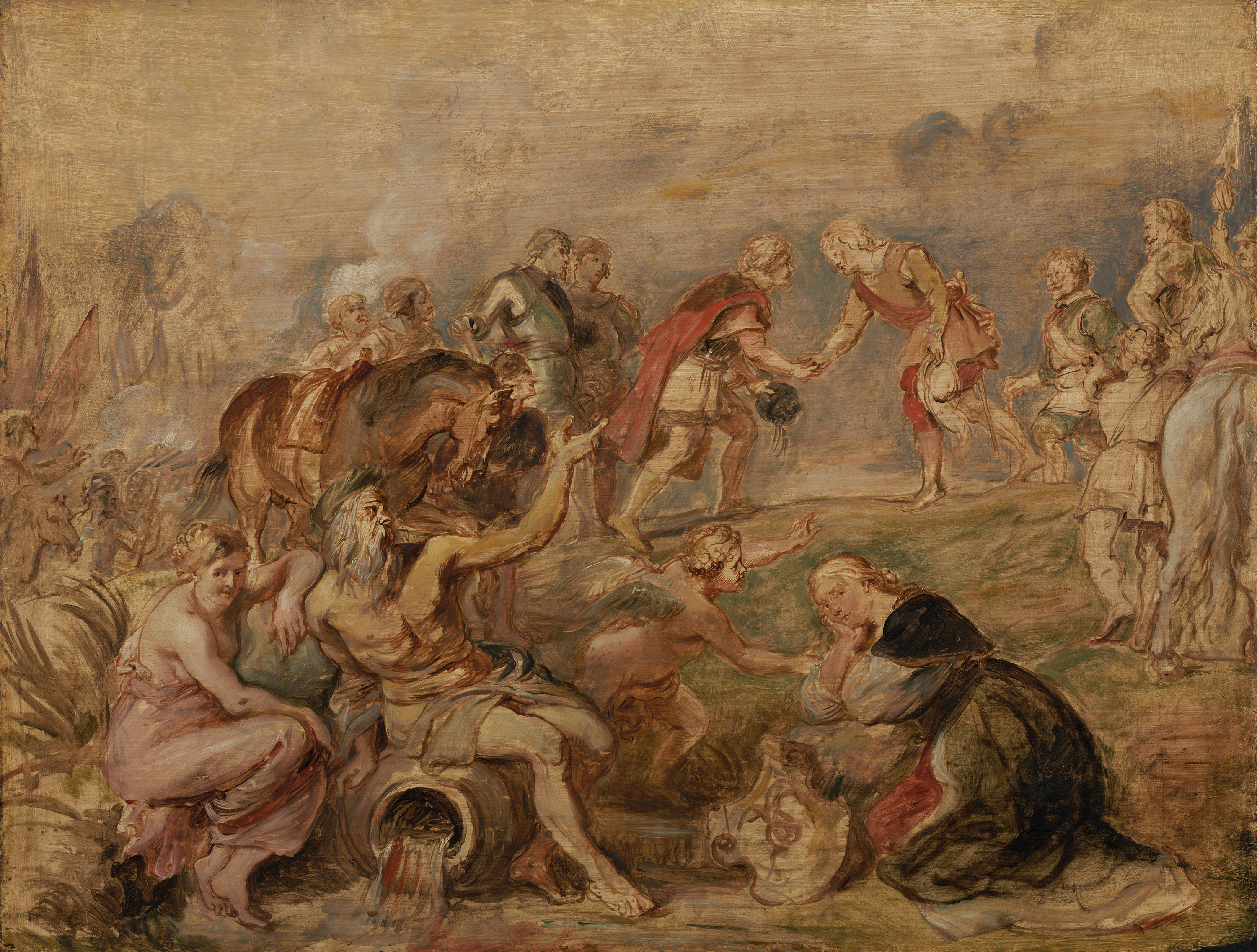 King Ferdinand Meeting Cardinal-Infante Ferdinand by Peter Paul Rubens