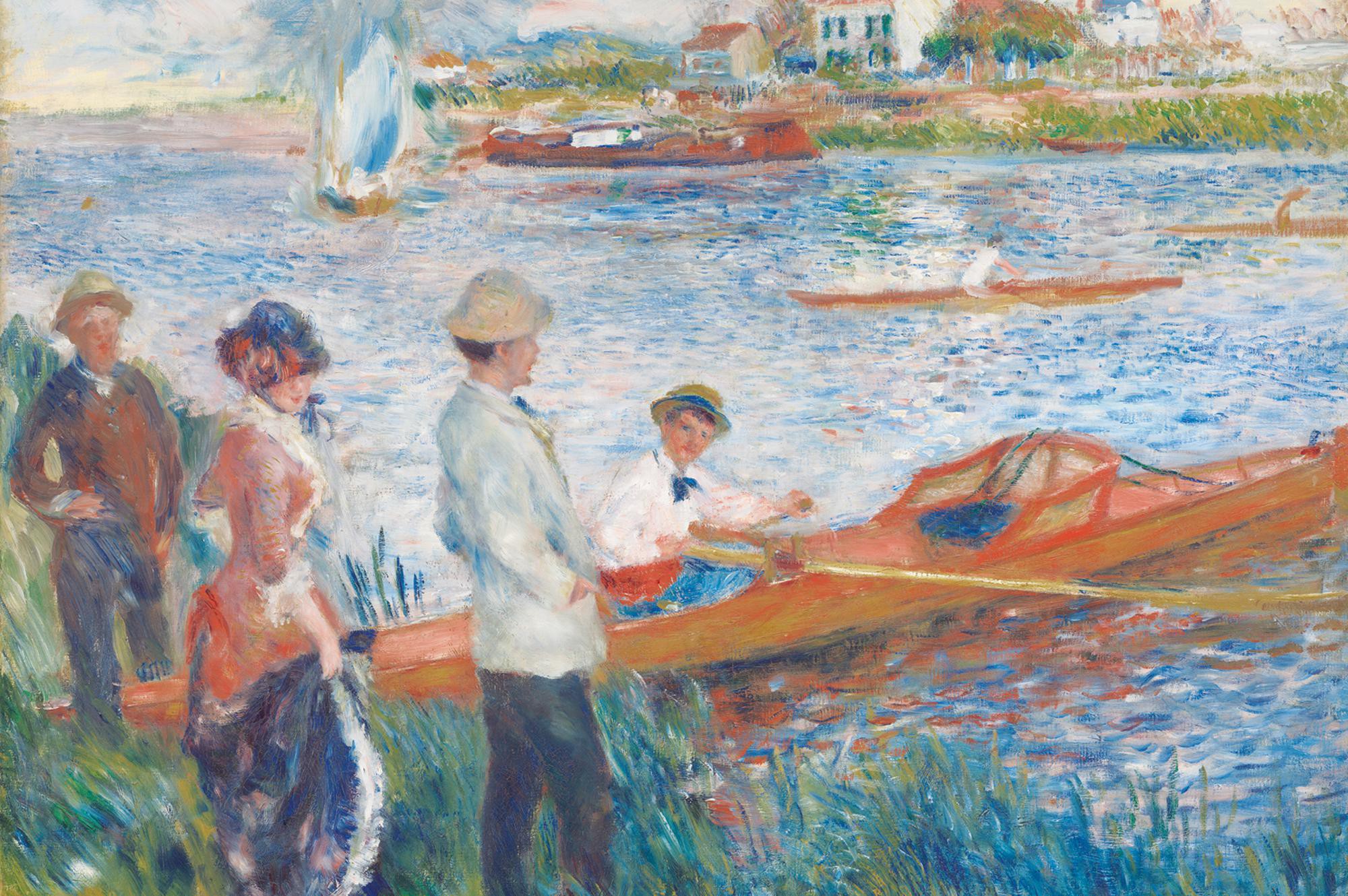 Oarsmen at Chatou by Pierre-Auguste Renoir
