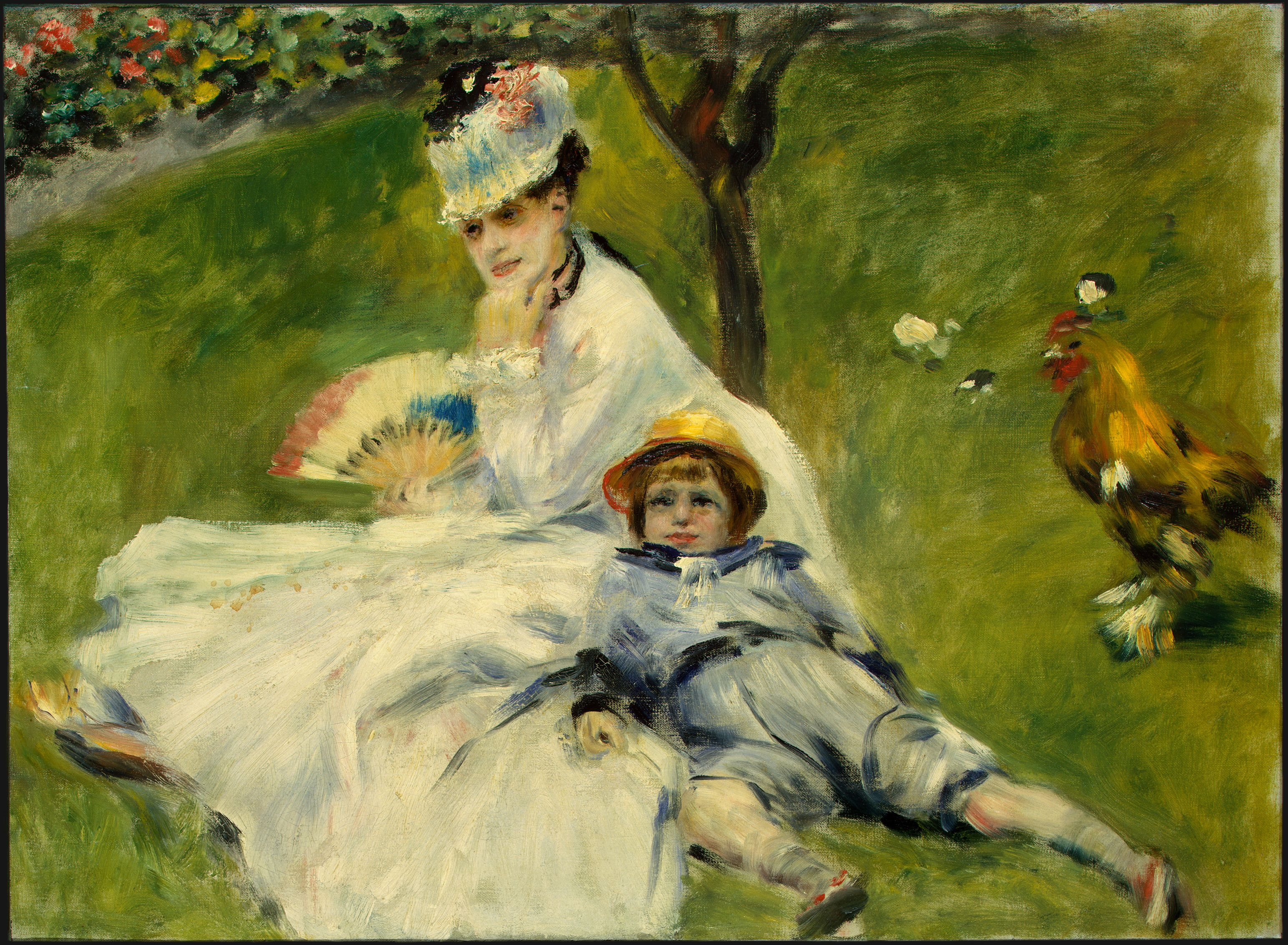 Madame Monet and her Son by Pierre-Auguste Renoir