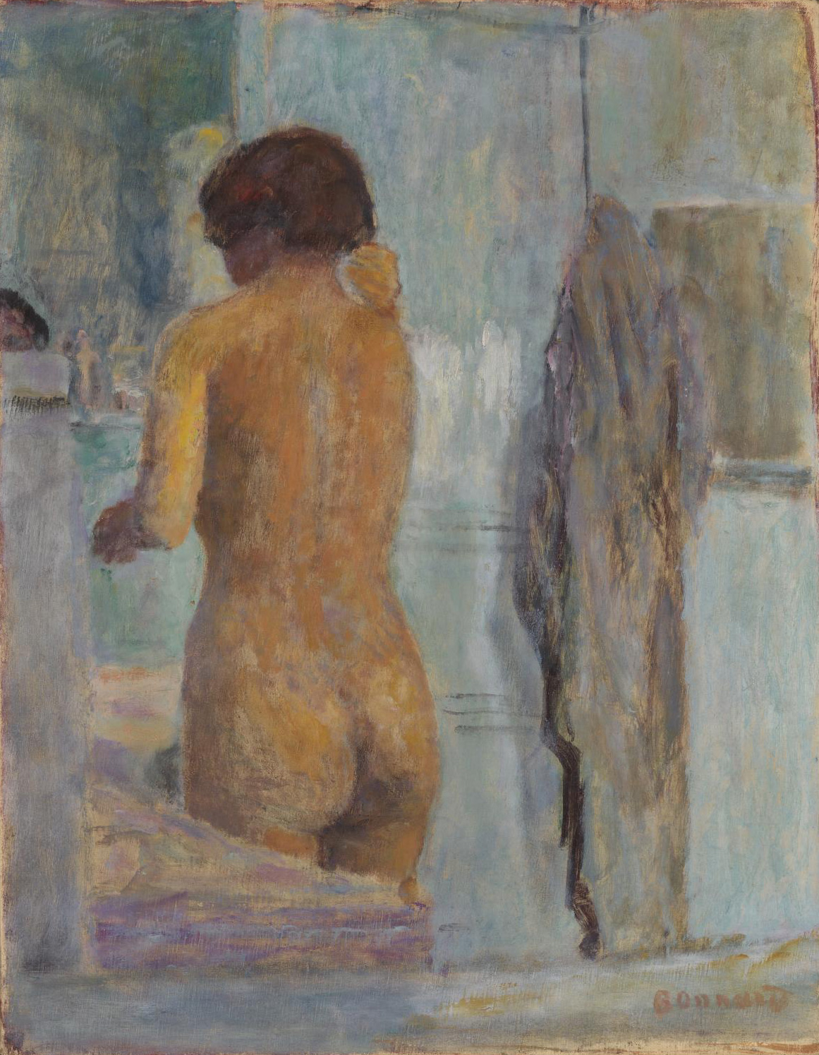 Bathing Woman, Seen from the Back by Pierre Bonnard