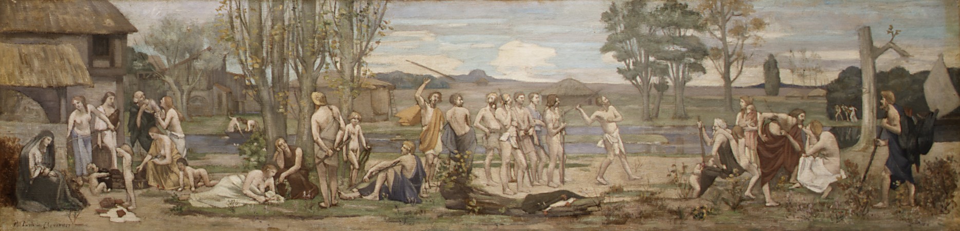 Patriotic Games by Pierre Puvis de Chavannes