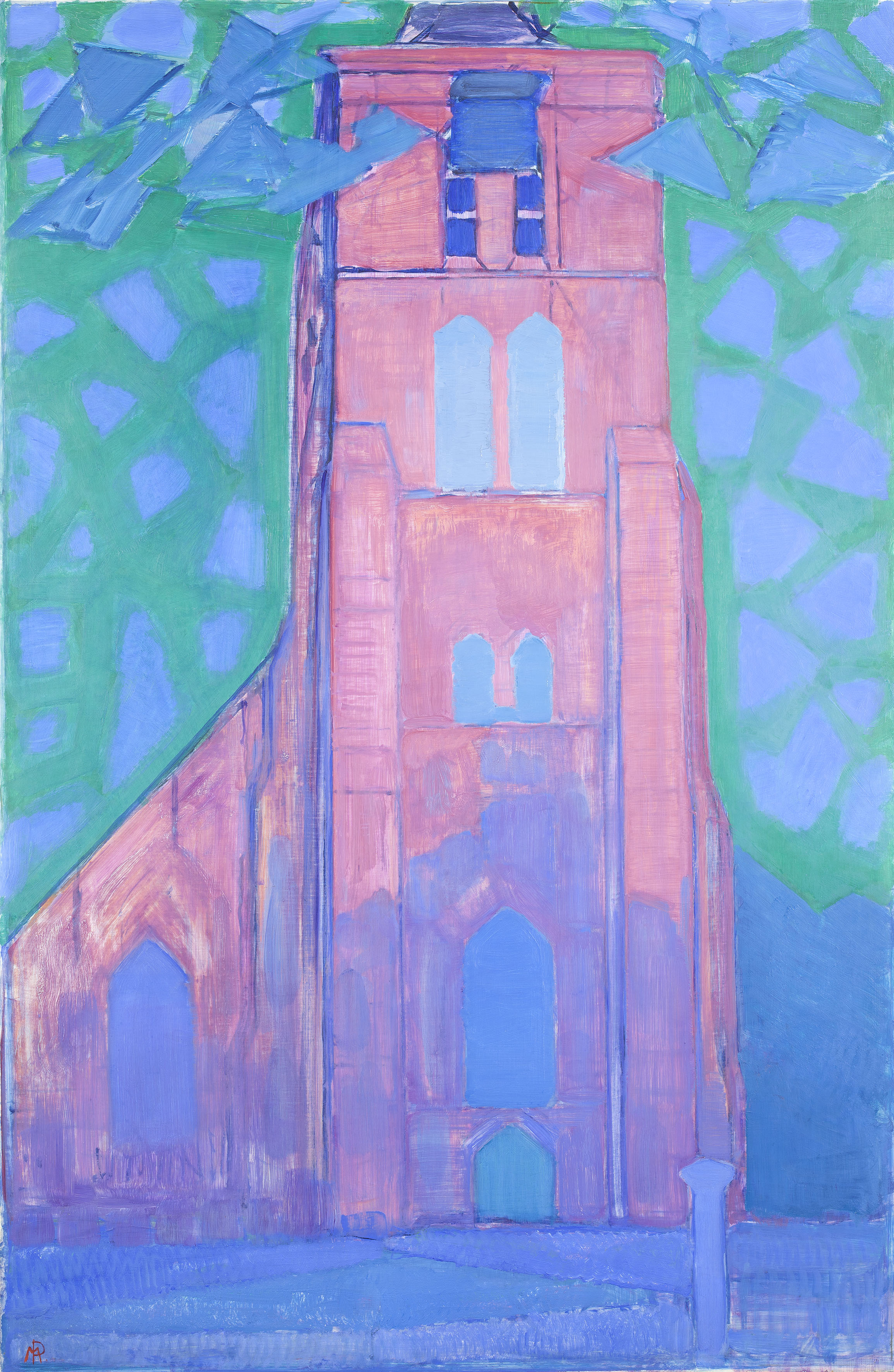 Church Tower in Zeeland by Piet Mondrian