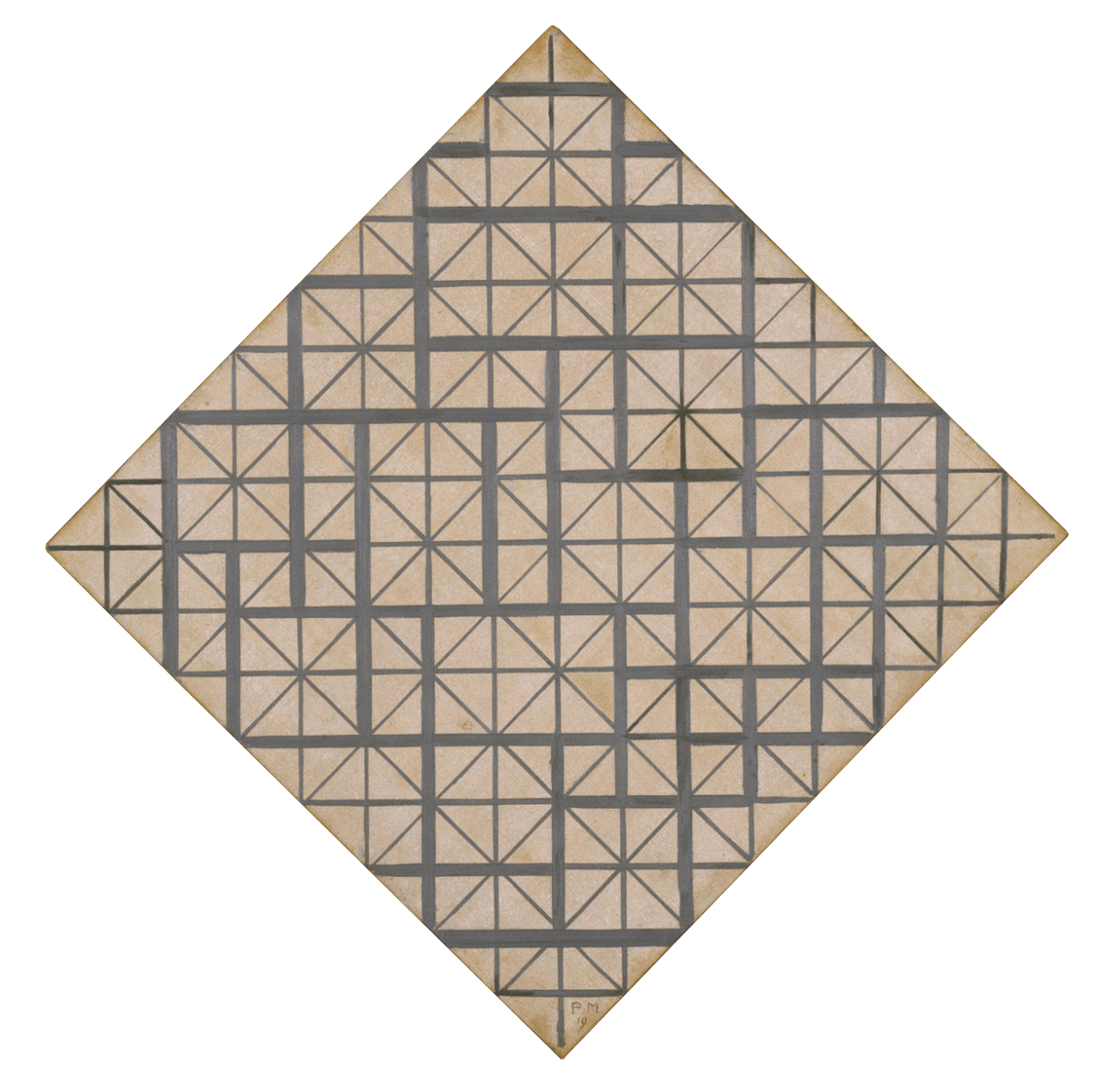 Composition in Black and Gray by Piet Mondrian