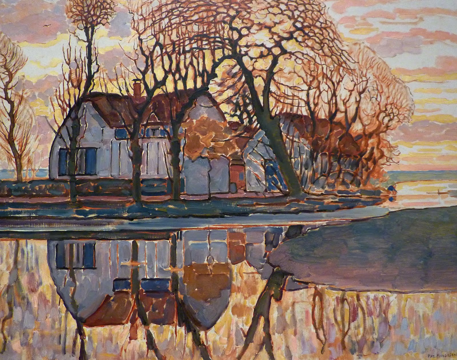 Farm near Duivendrecht by Piet Mondrian
