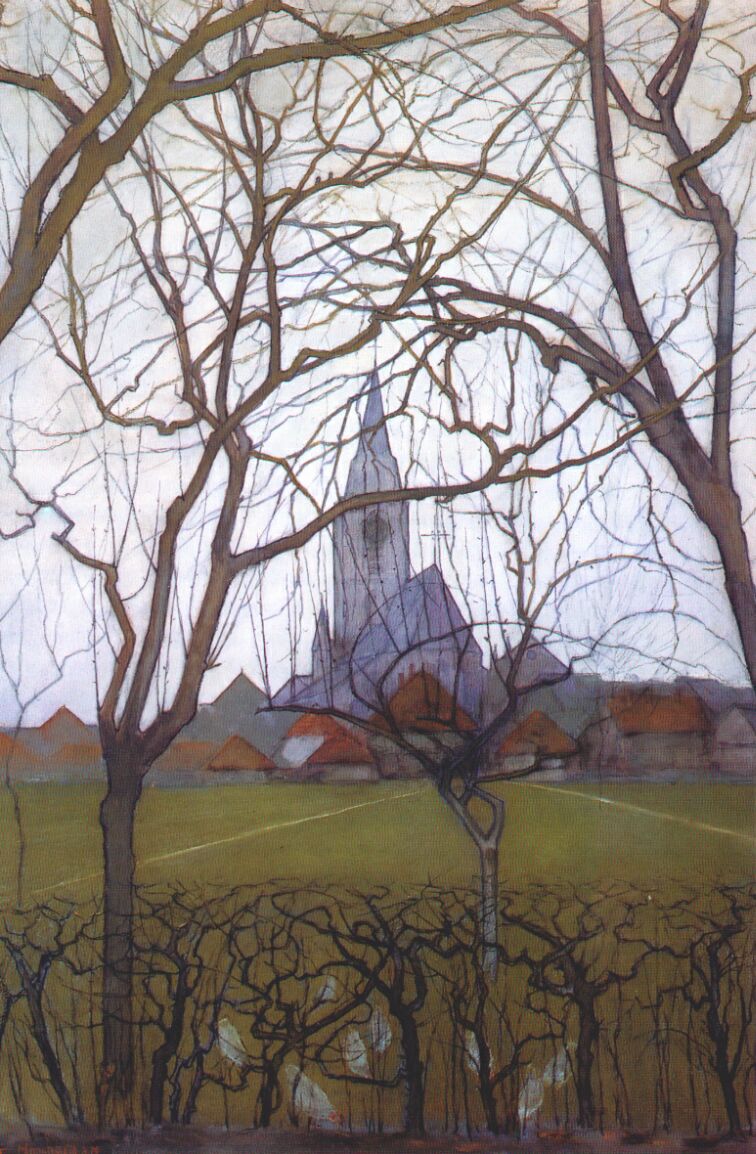 Village Church by Piet Mondrian