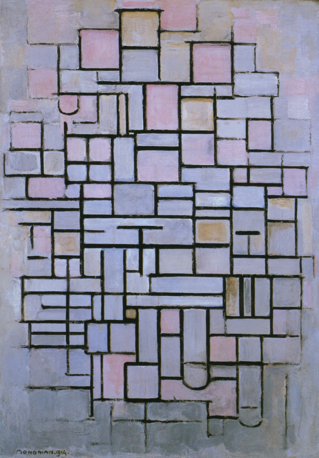 Composition No. 6 by Piet Mondrian