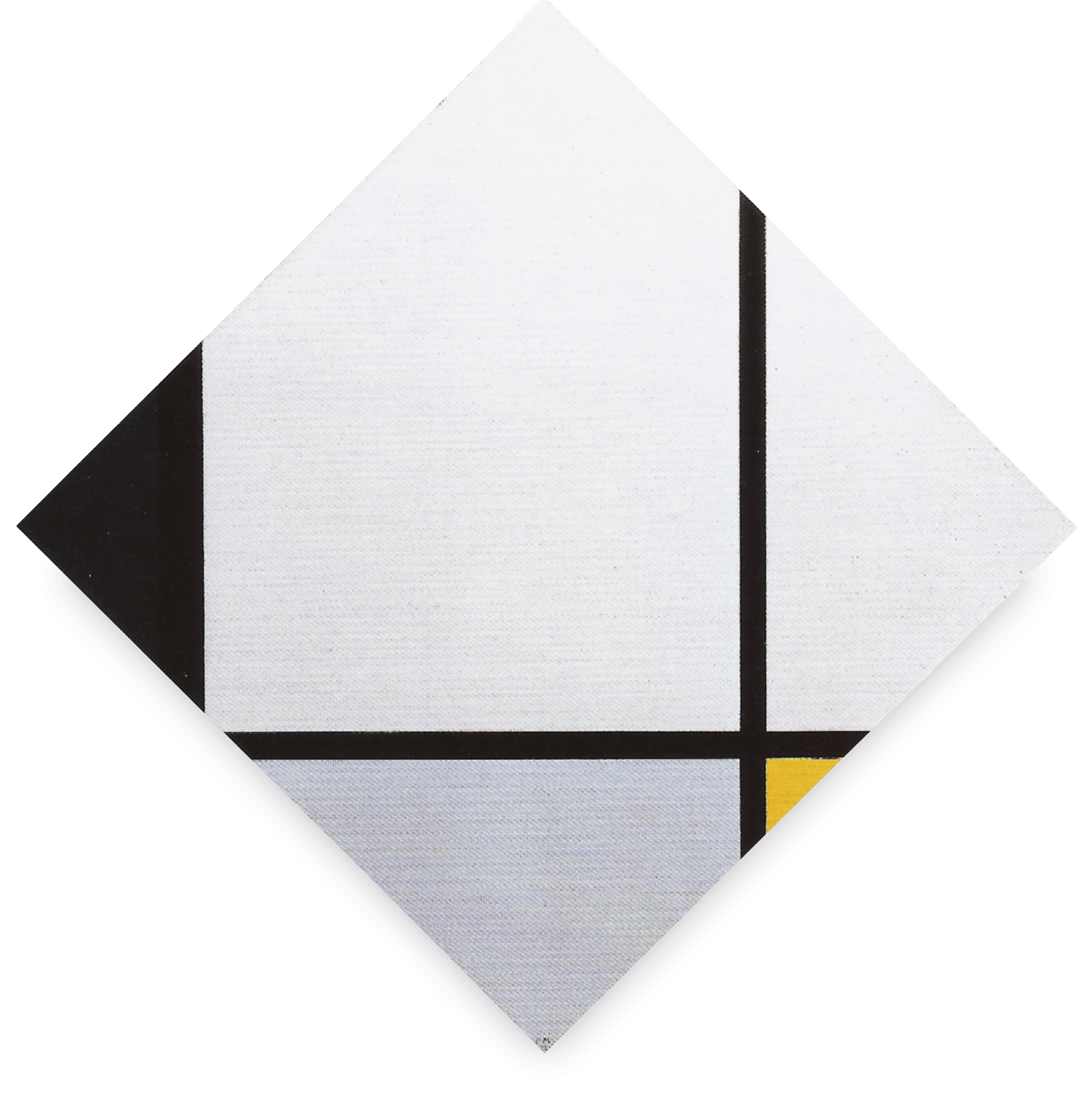 Composition with Blue and Yellow (Composition 1) by Piet Mondrian