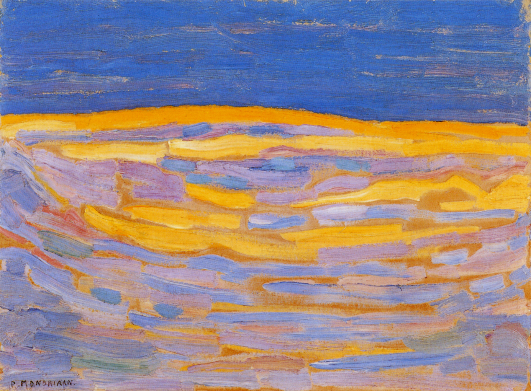 Dune 1 by Piet Mondrian