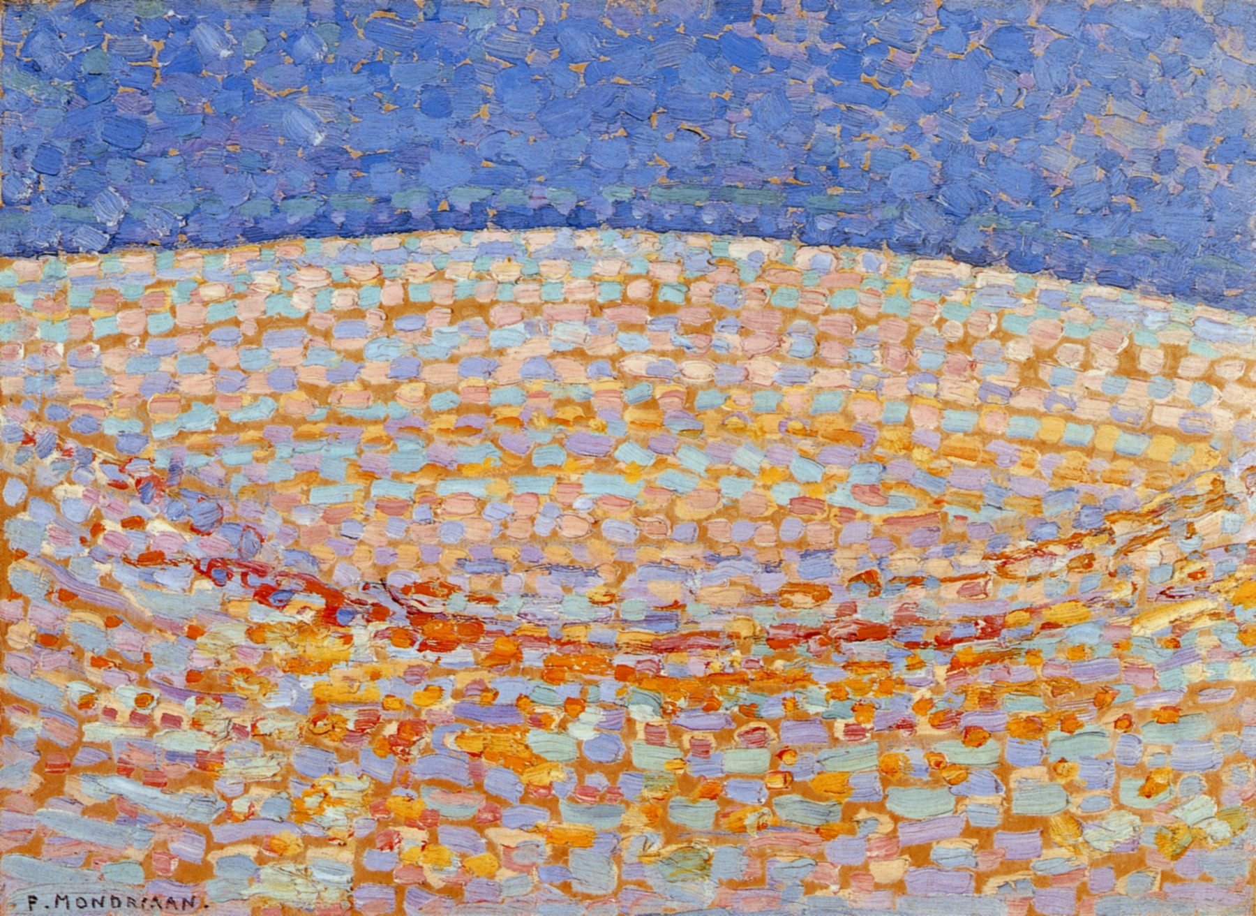 Dune 3 by Piet Mondrian