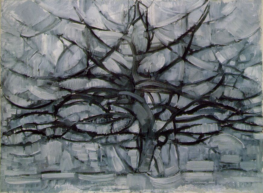 Gray Tree by Piet Mondrian