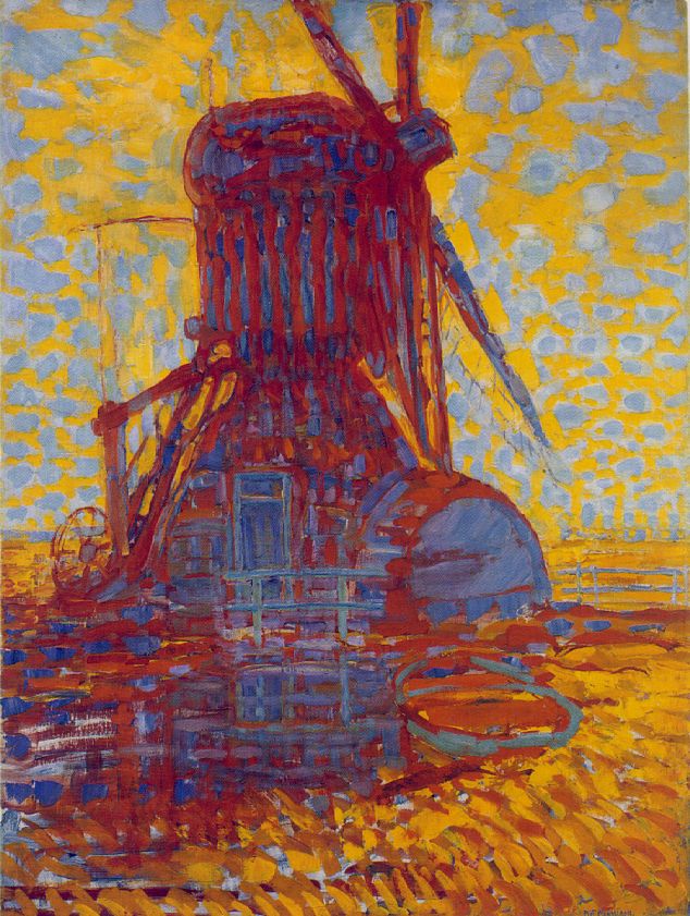 Molen Mill in Sunlight by Piet Mondrian