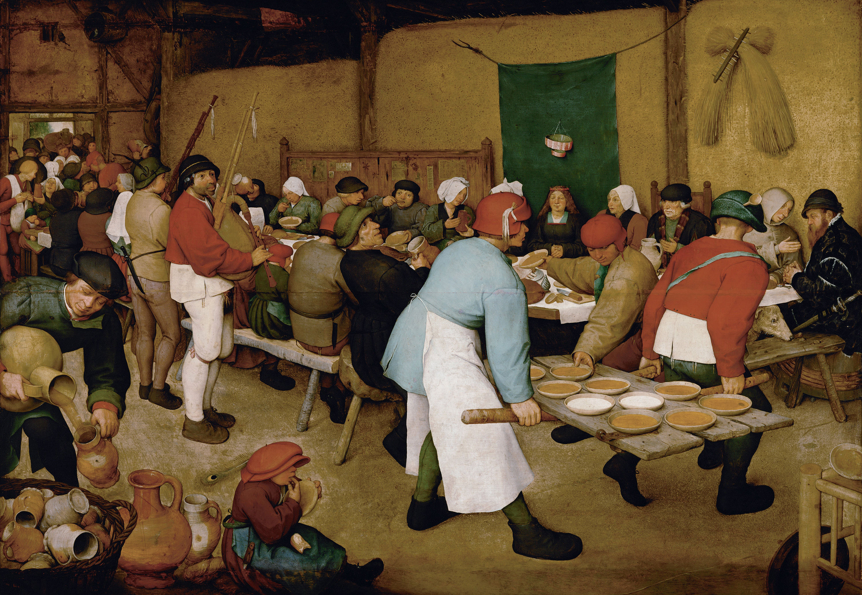 The Peasant Wedding by Pieter Bruegel the Elder
