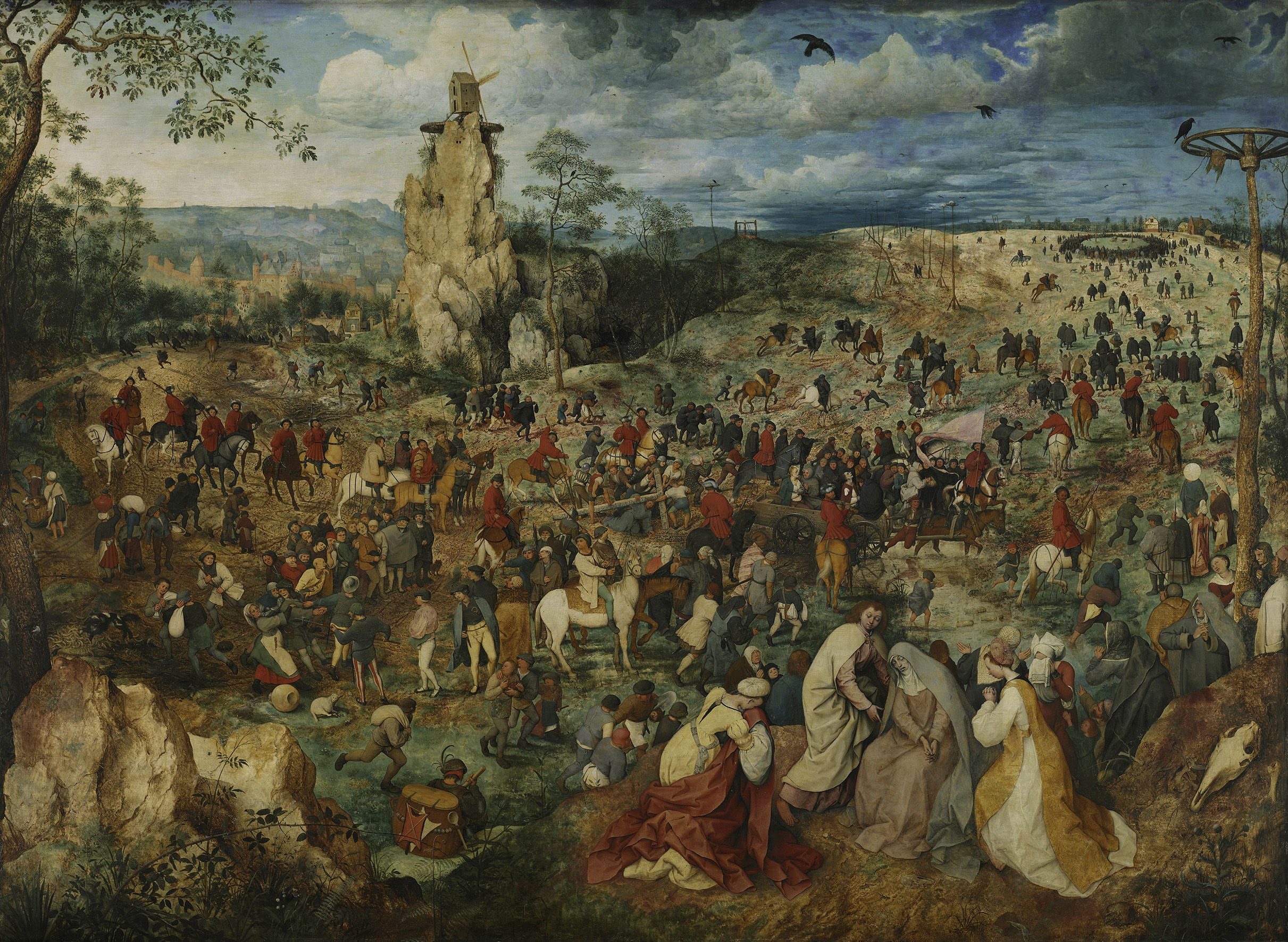 The Procession to Calvary by Pieter Bruegel the Elder