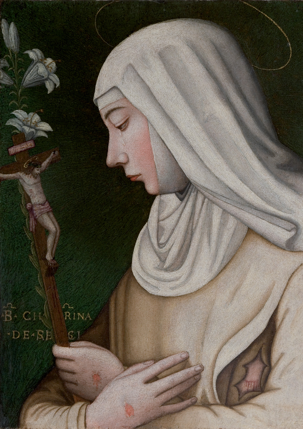 Saint Catherine with a Lily by Plautilla Nelli