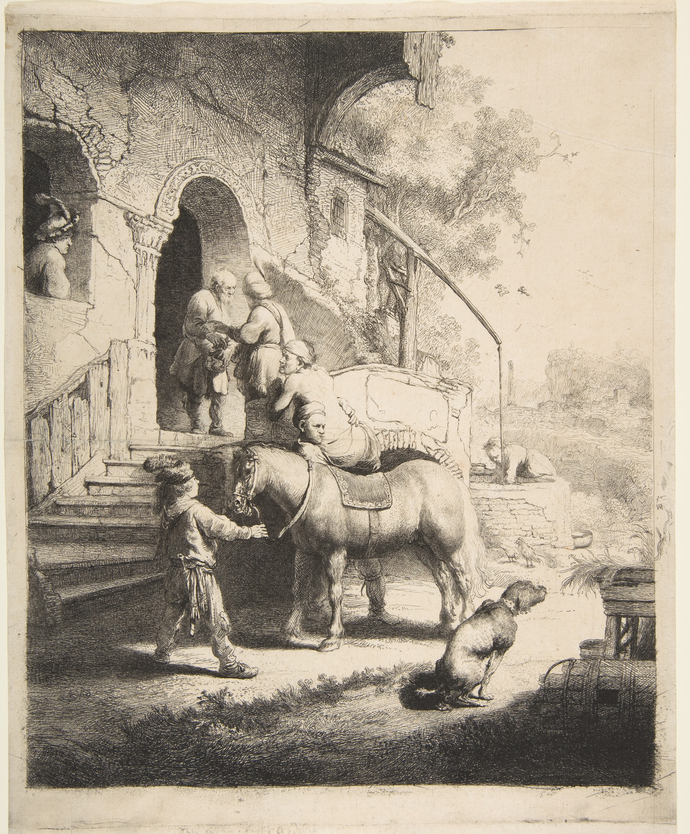 The Good Samaritan by Rembrandt van Rijn
