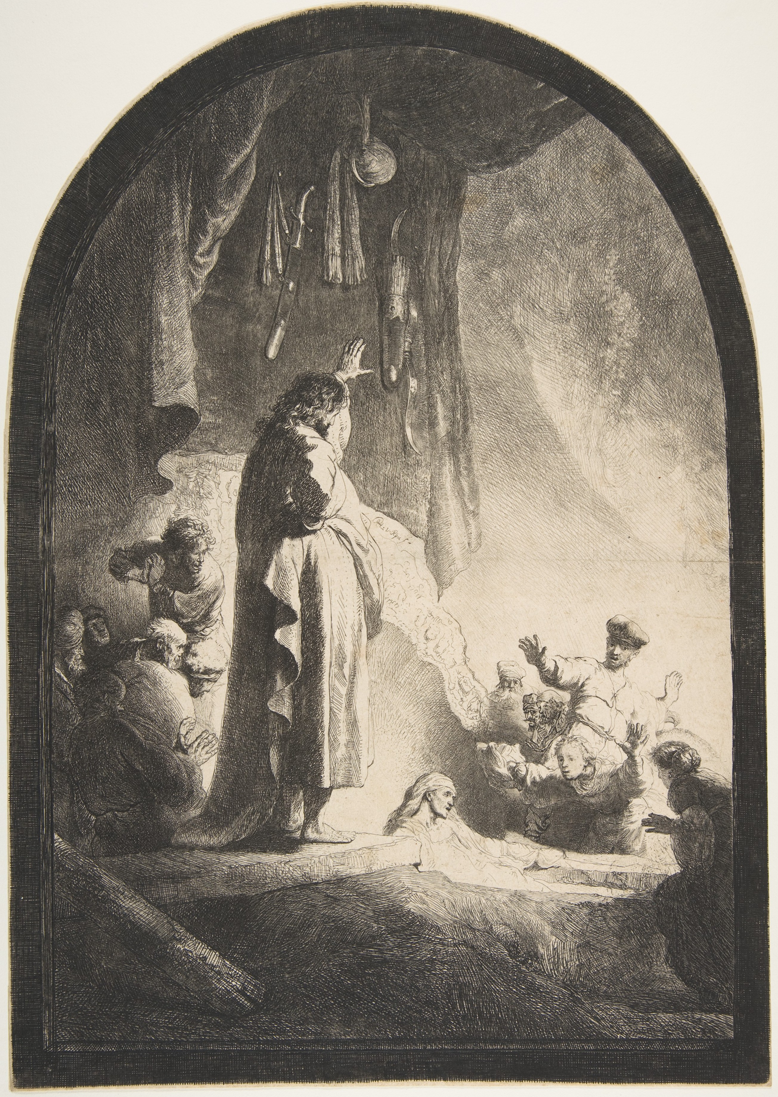 The Raising of Lazarus by Rembrandt van Rijn
