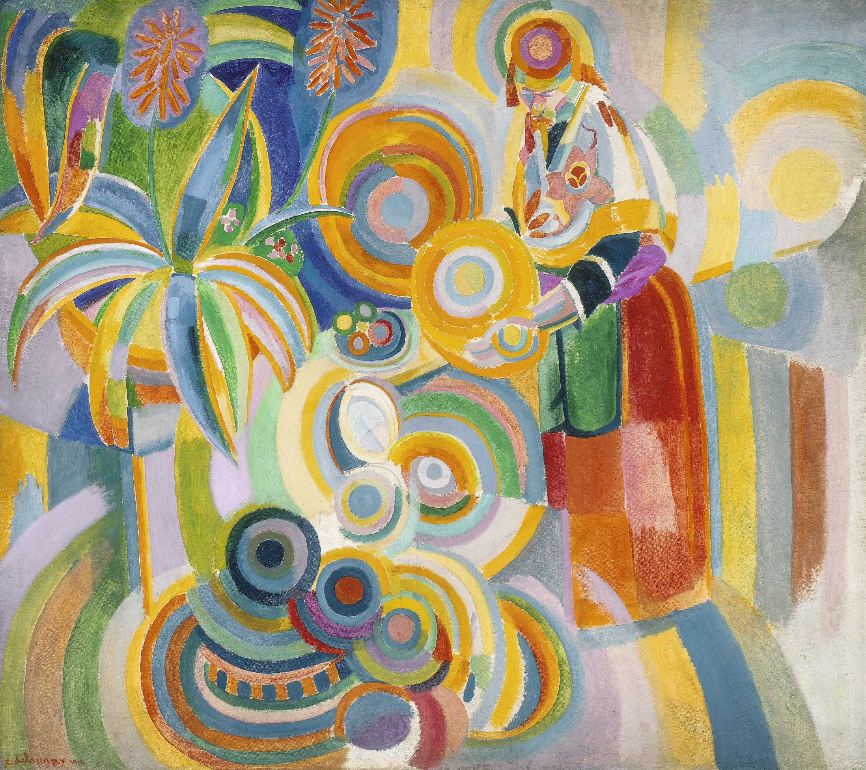 Portuguese Woman by Robert Delaunay