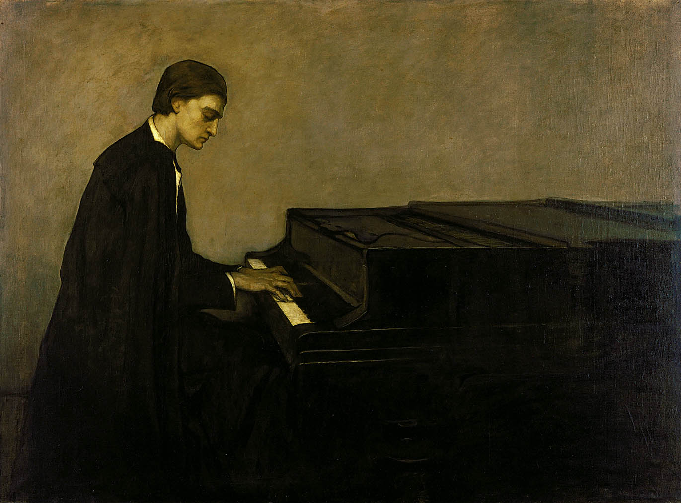 Renata Borgatti, Au Piano by Romaine Brooks