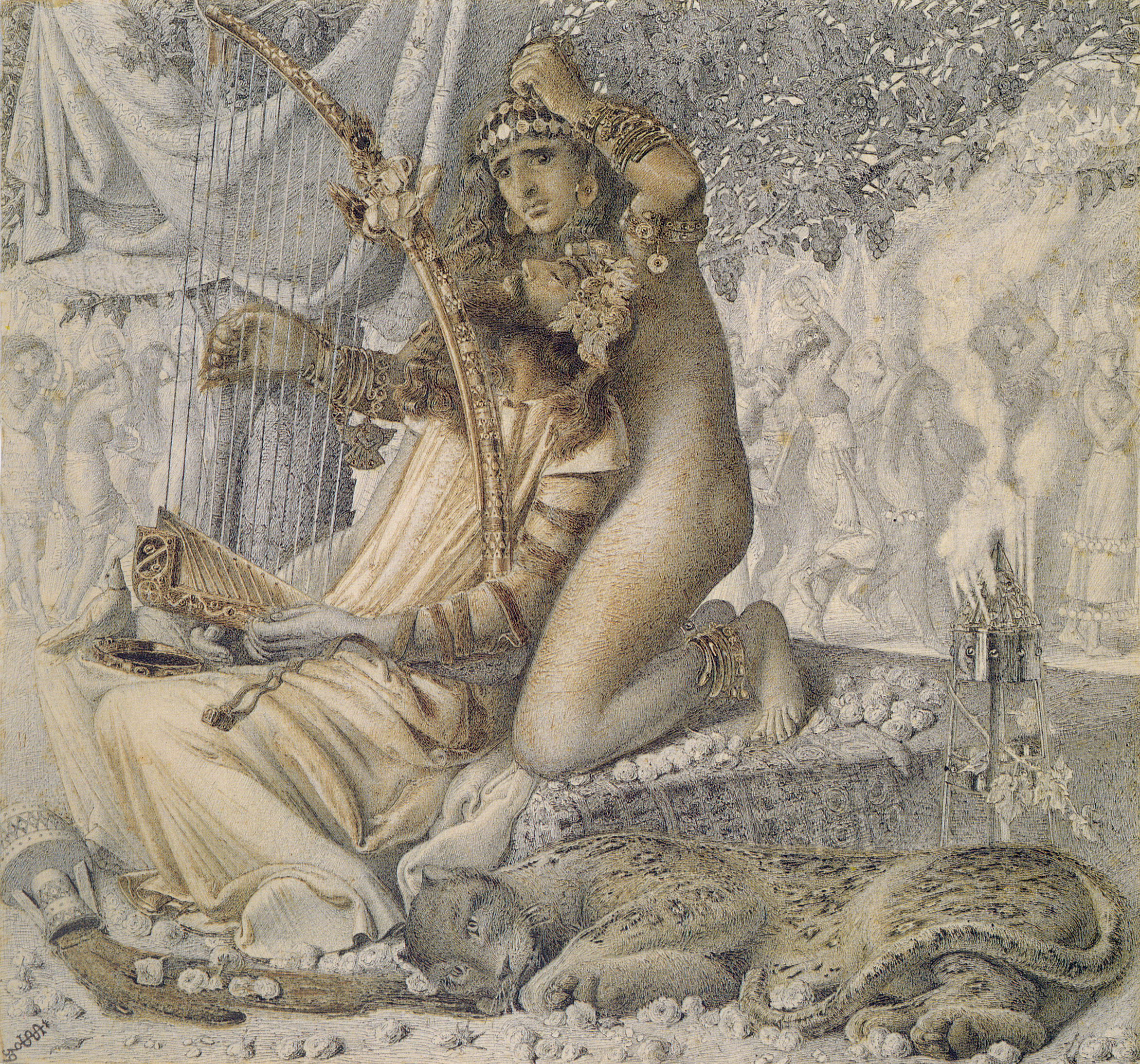 Babylon hath been a golden cup by Simeon Solomon