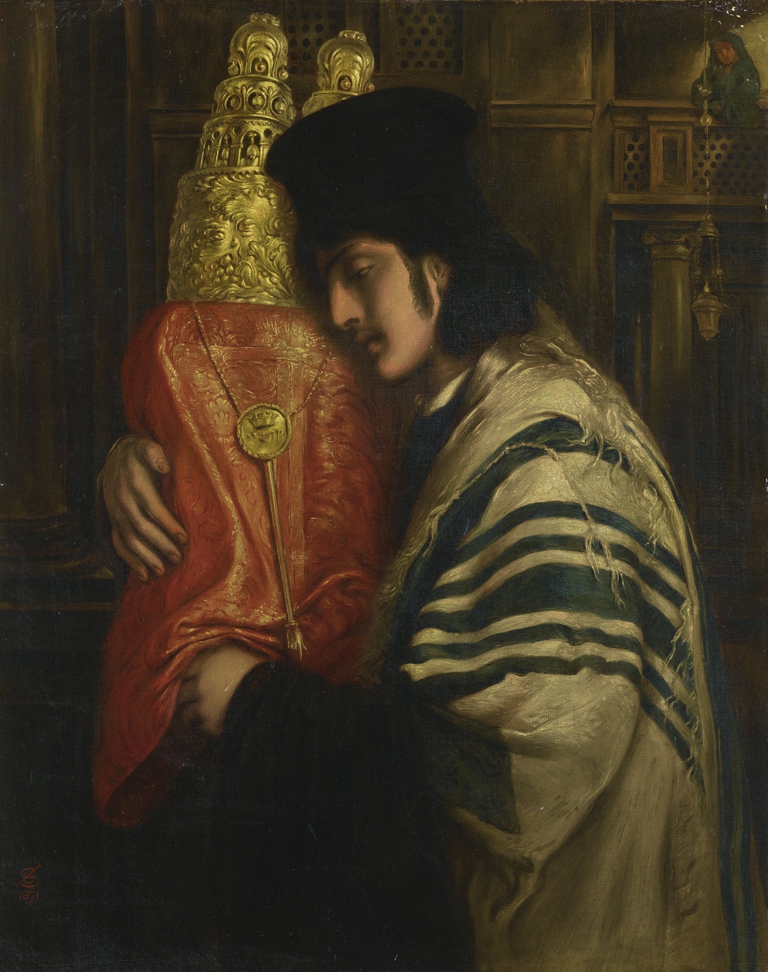Rabbi Carrying the Law by Simeon Solomon