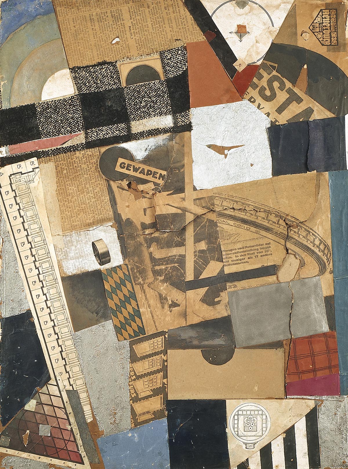 The Denaturalized Material, Destruction 2 by Theo van Doesburg