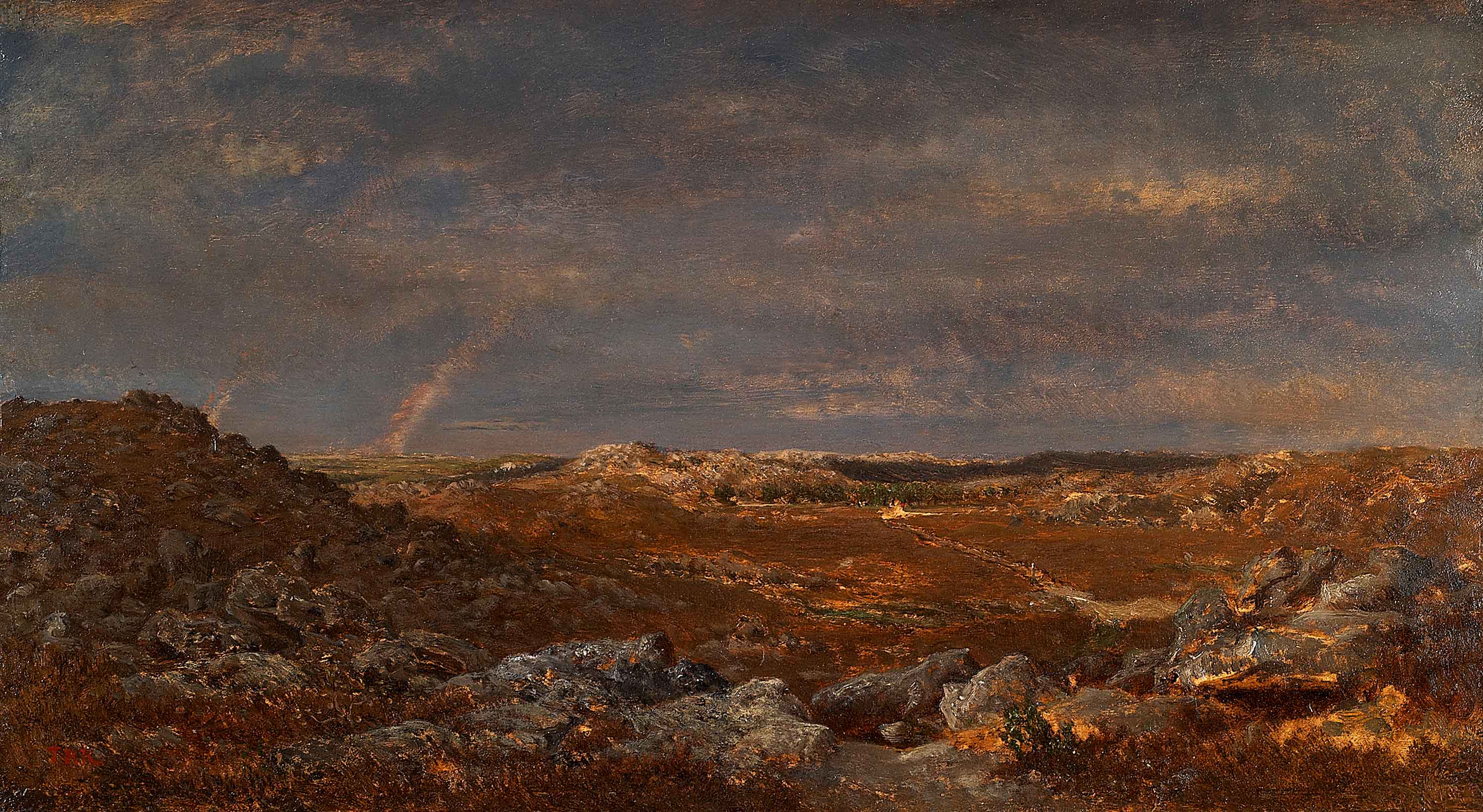 The Gorges d'Aprement, Barbizon by Théodore Rousseau